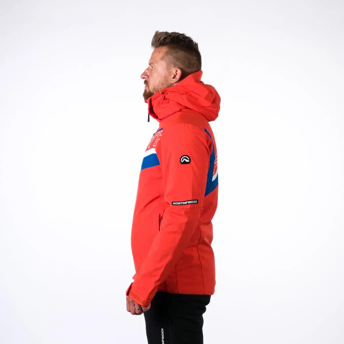 Pánská trendová lyžařská zateplená bunda s plnou výbavou softshell 3L NATHAN 3/12