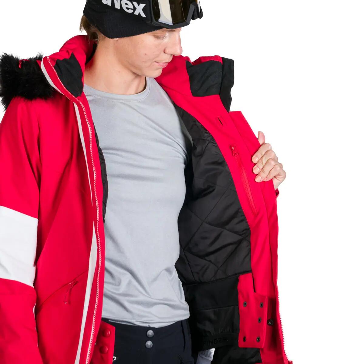 Dámská lyžařská bunda softshellová zateplená ZELLA 12/15