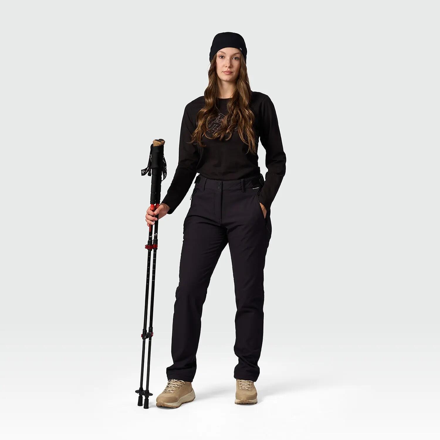 HILPPA dámské outdoorové kalhoty, regular fit, větruodolné 5/6
