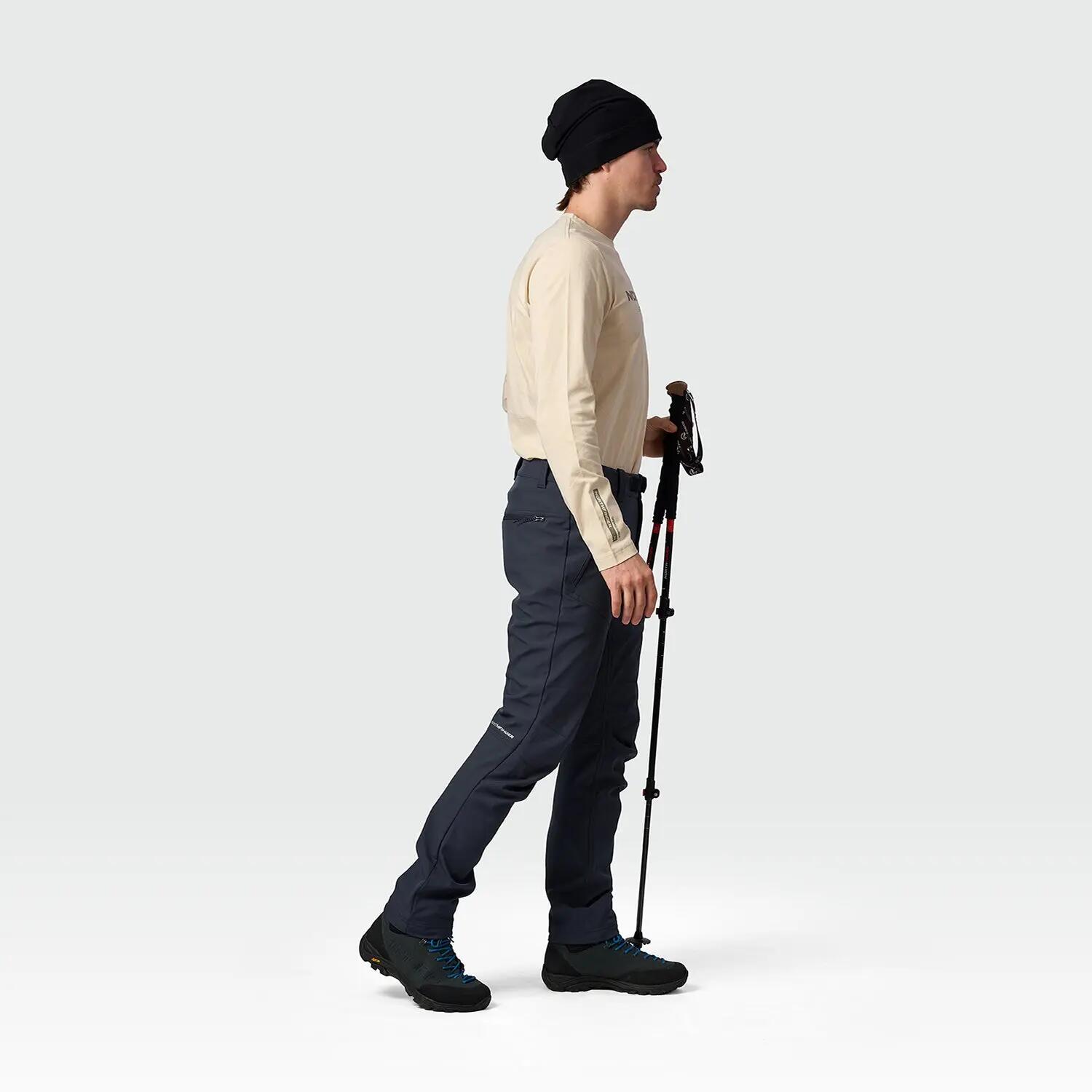 Pánské trekingové kalhoty GOBERTO, 3vrstvý softshell 5/6