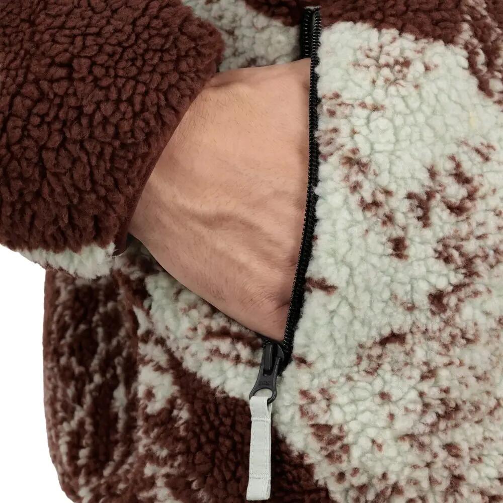 Chaqueta forro polar sherpa hombre Boreas Green Verde 5/7
