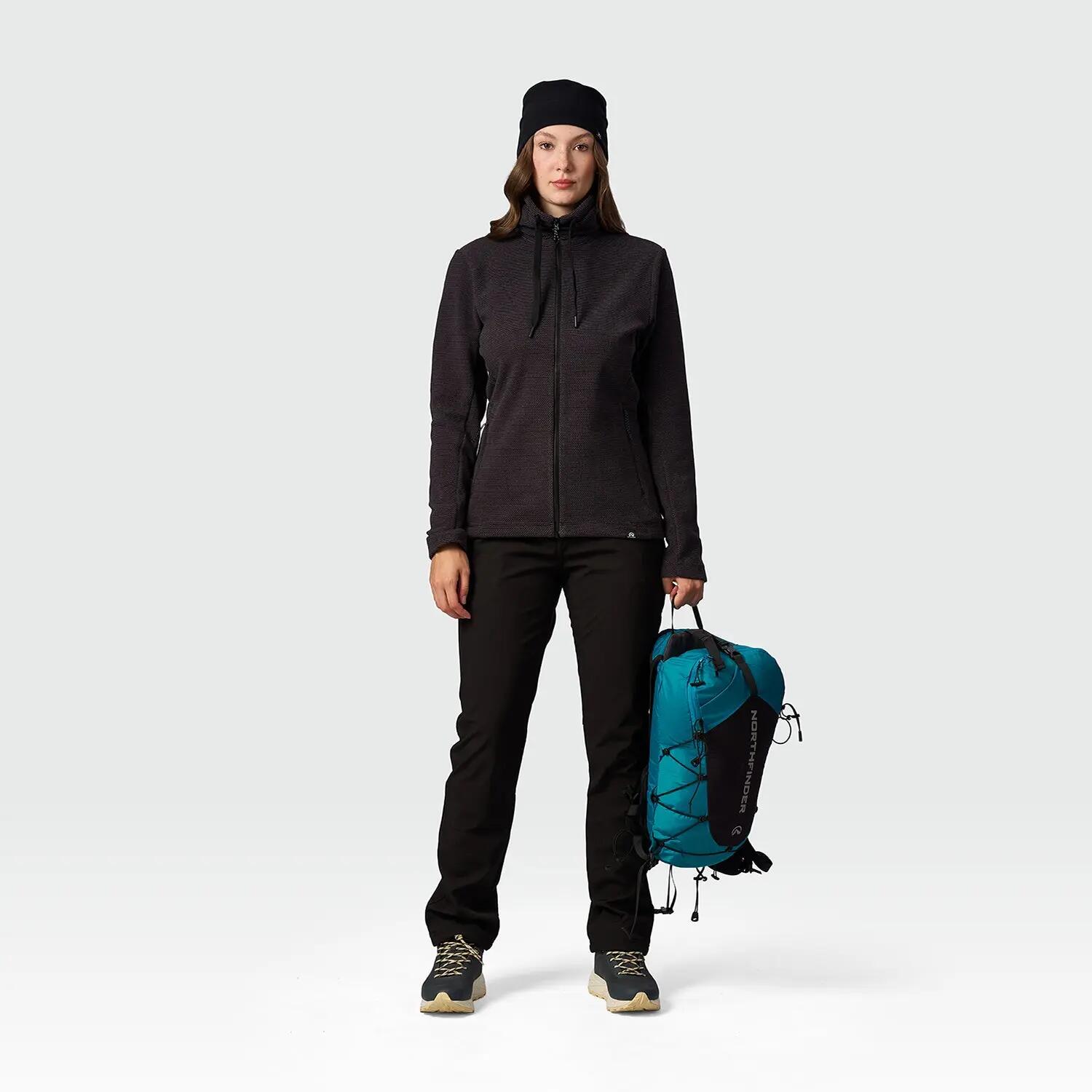 IZEBEL dámský outdoorový fleece svetr, střední vrstva 3/9