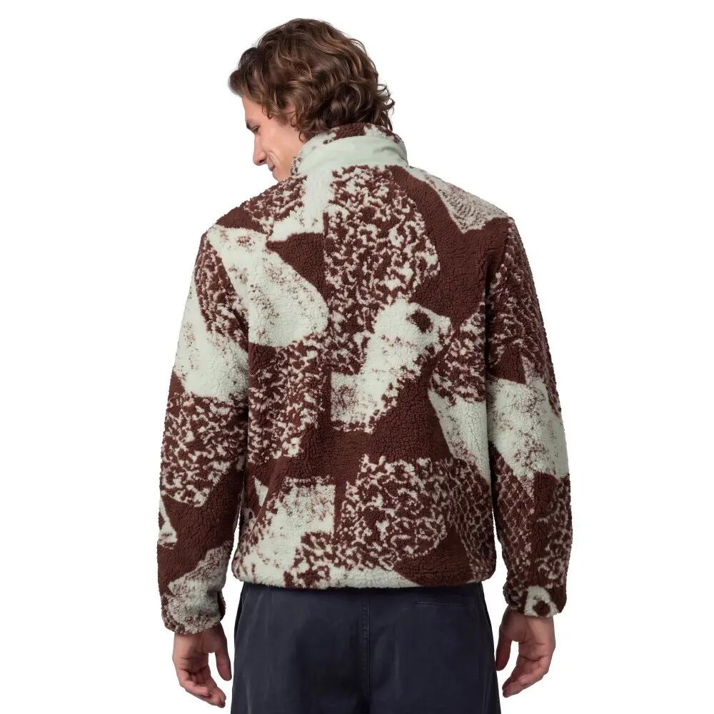 Chaqueta forro polar sherpa hombre Boreas Green Verde 2/7