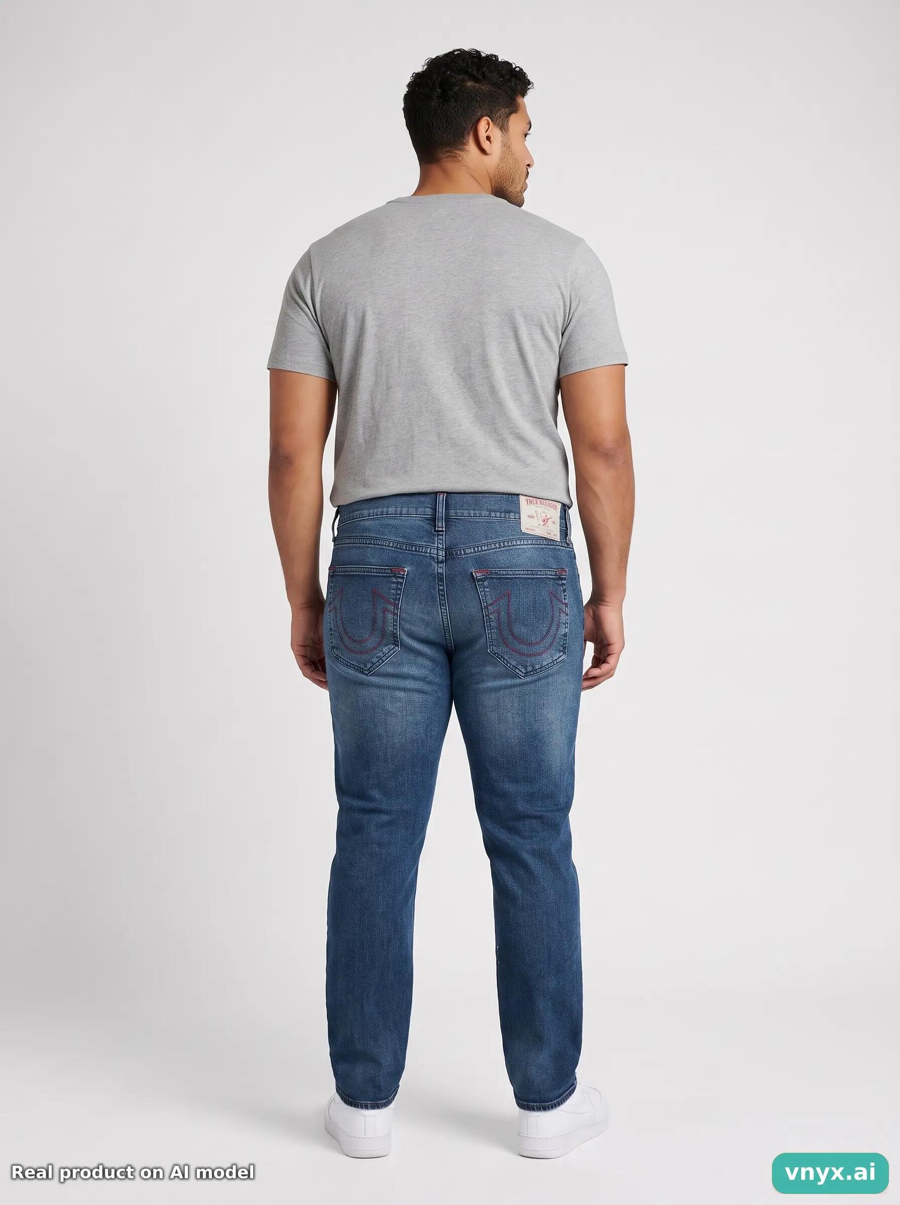 Second Life - Vintage True Religion Dark Blue Jeans Men W38 5/6