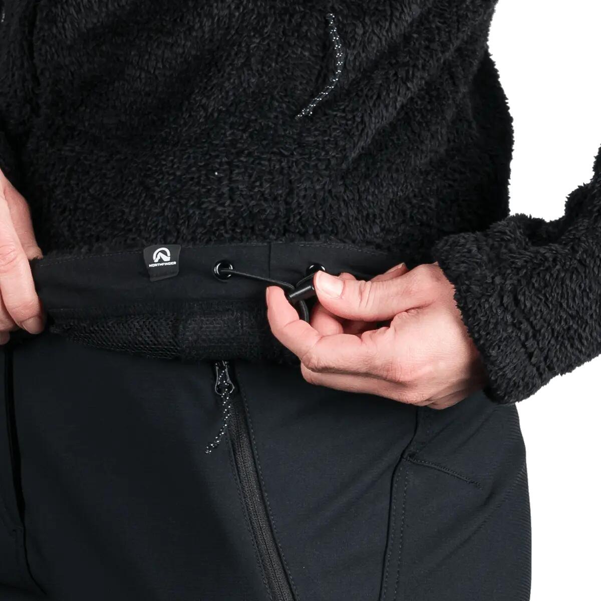 Dámský outdoorový flísový svetr v melanžovém stylu LACY 7/9