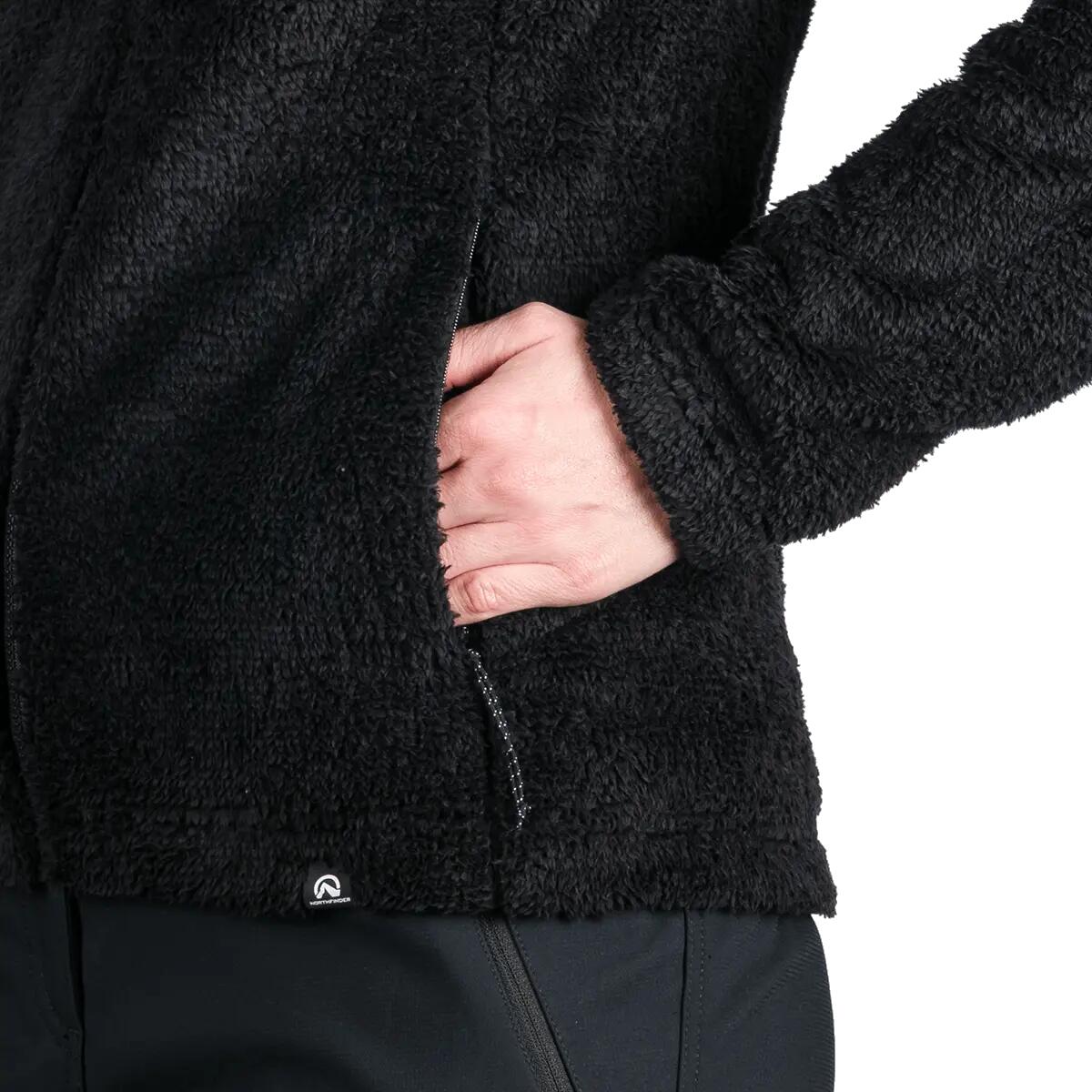 Dámský outdoorový flísový svetr v melanžovém stylu LACY 6/9