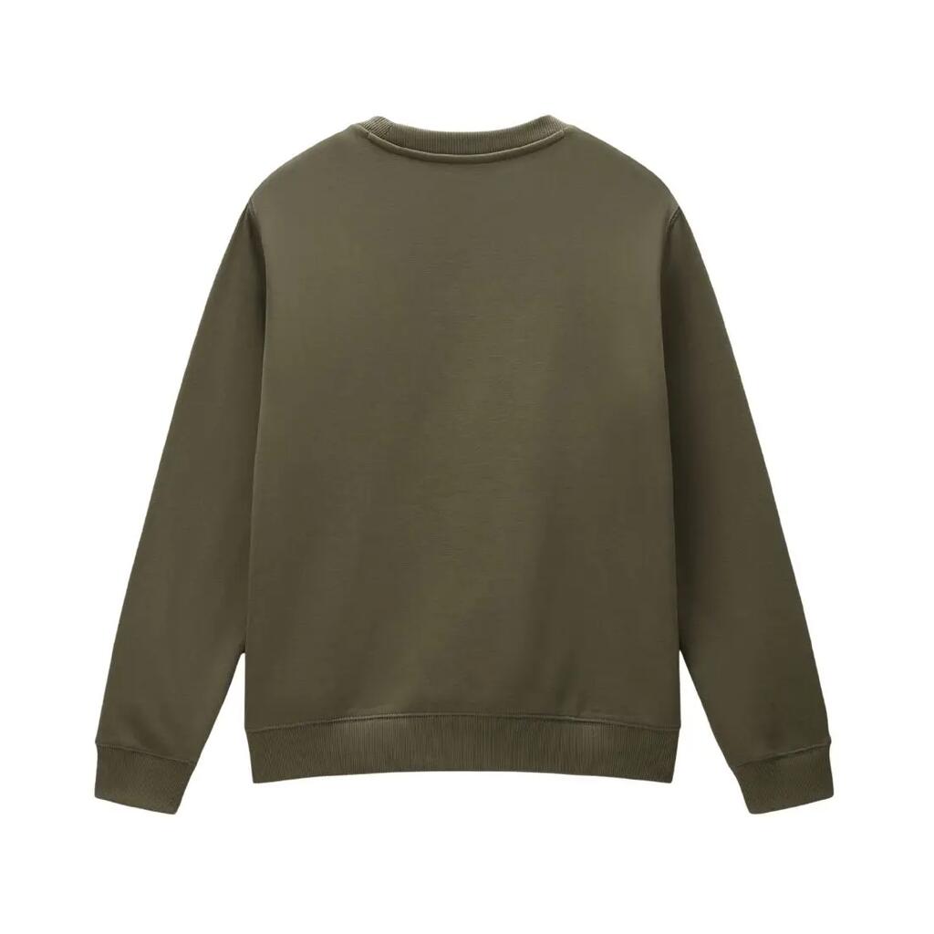Napapijri Buri men's winter sweatshirt, regular fit, army green
