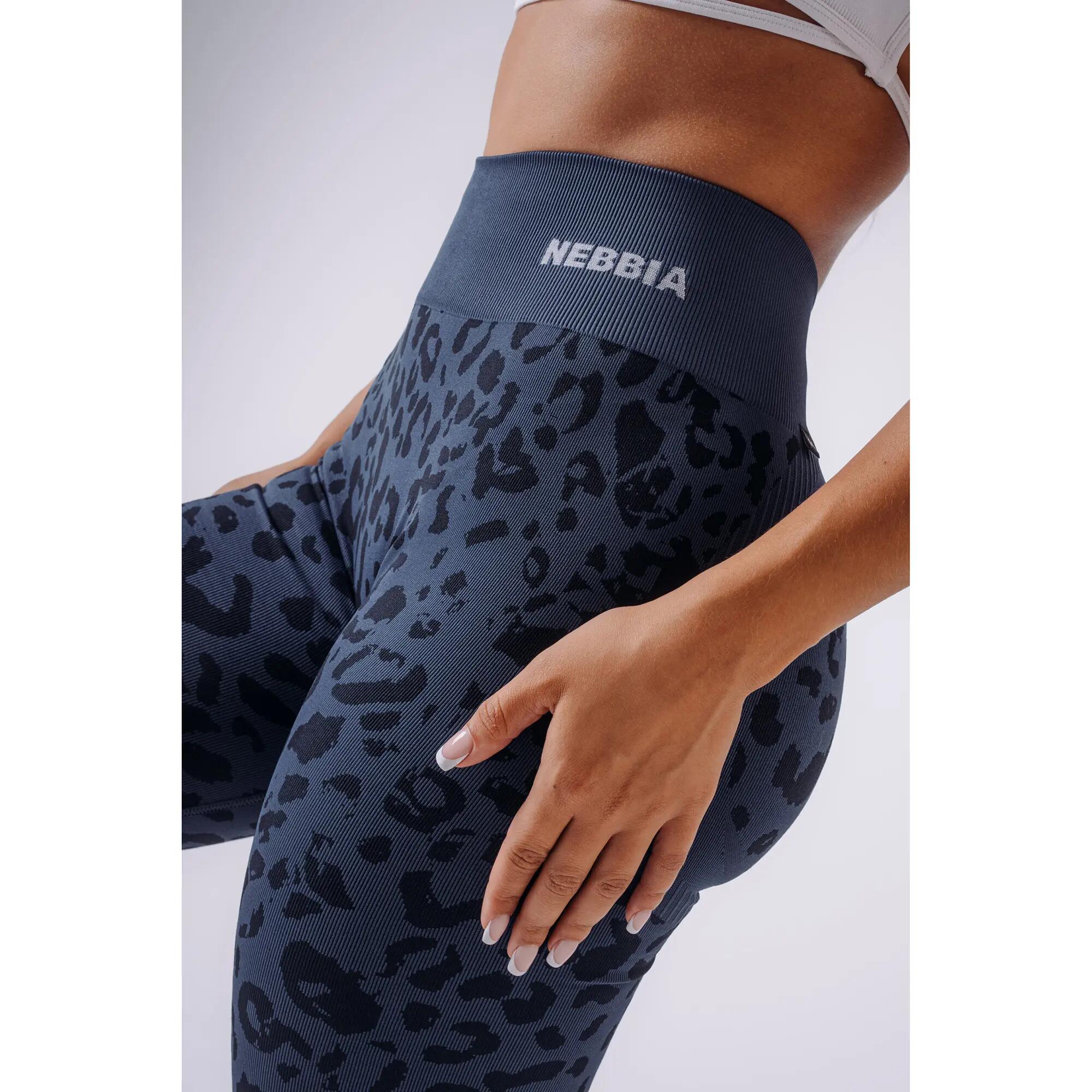 Push-Up Kompressionsleggings mit Leopardenmuster PRIMAL 849 Dunkelblaue 5/5