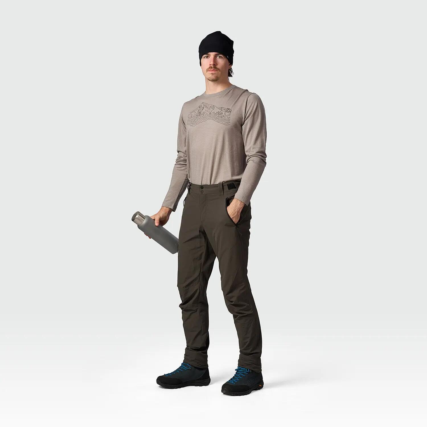 ELMOR pánské prodloužené elastické outdoorové kalhoty 3/6