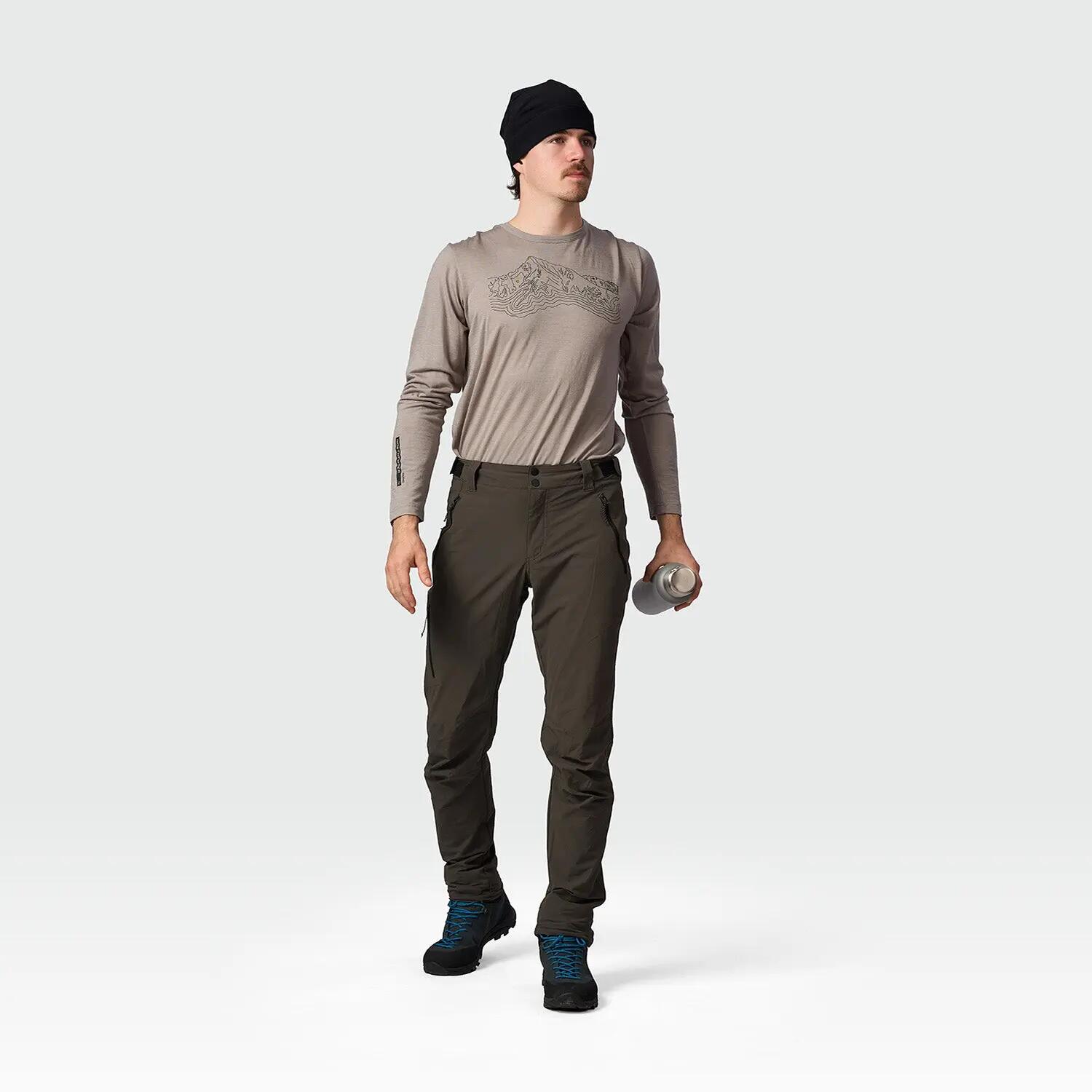 ELMOR pánské prodloužené elastické outdoorové kalhoty 2/6