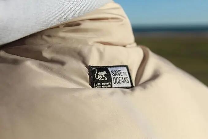 Gilet matelassé - Polyester recyclé - Homme/Femme (Beige) 6/7