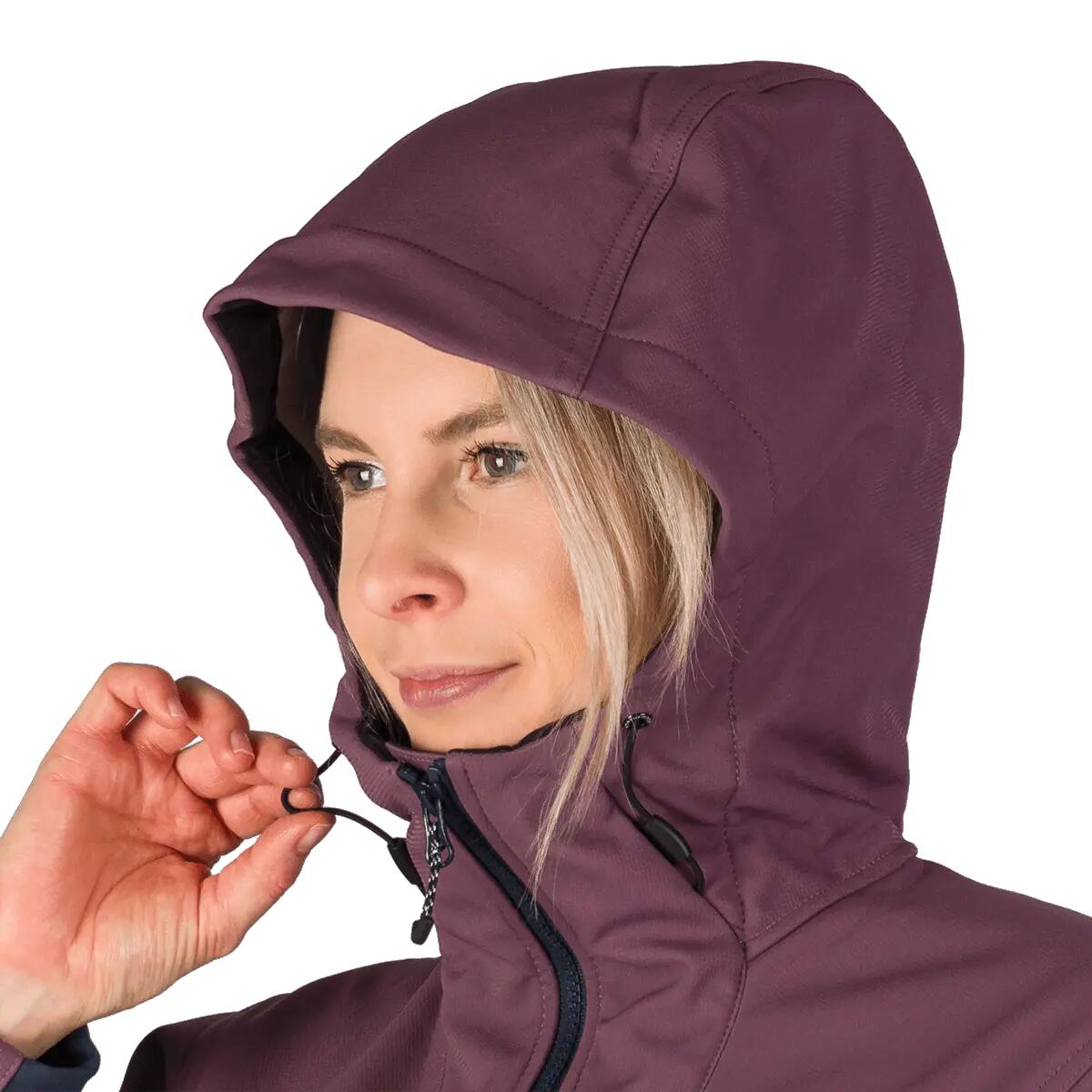 Dámská outdoorová softshellová bunda s kapucí 3L CHANDRA 7/12