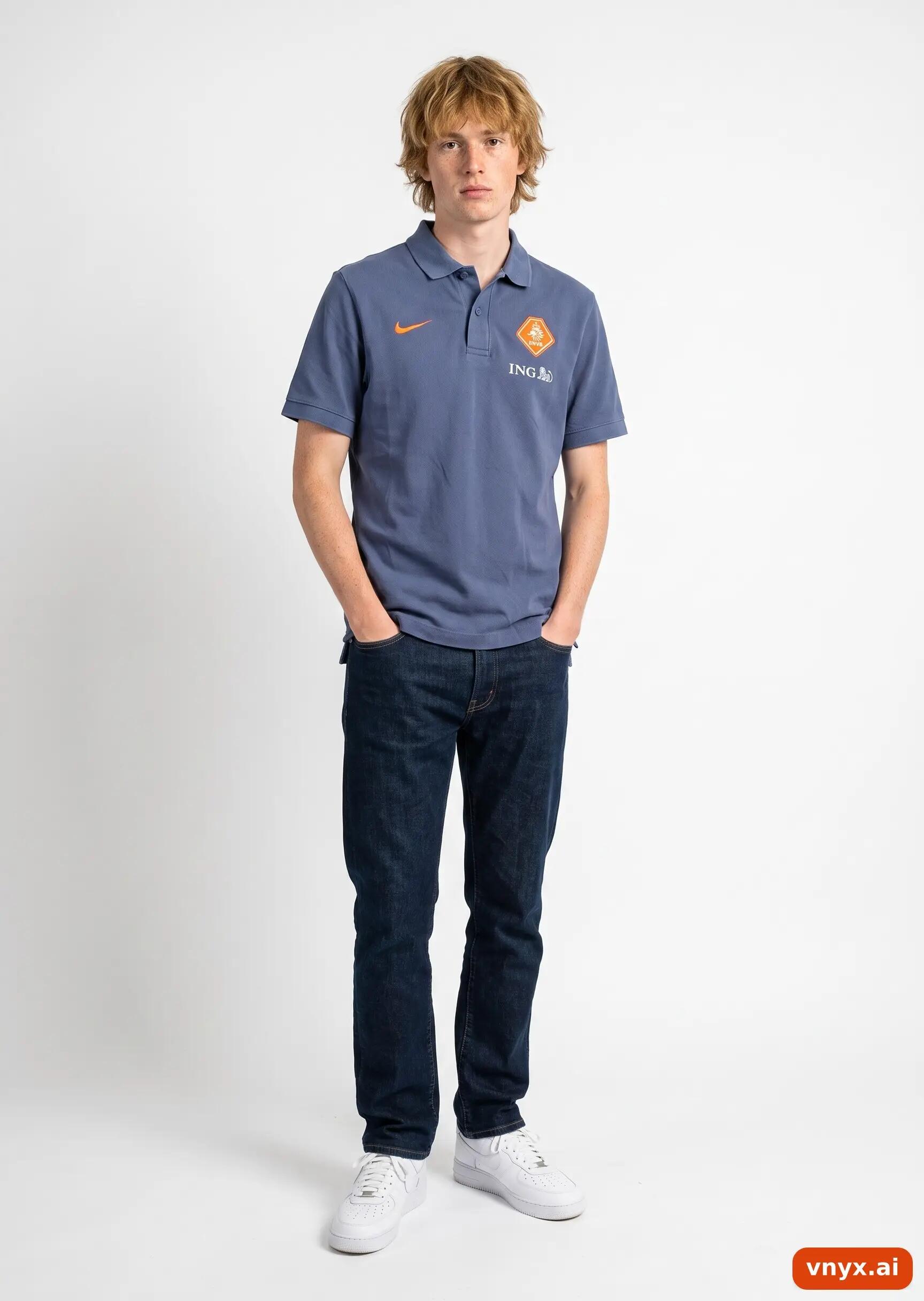 Second Life - Vintage Nike Slate Blue Polo Shirt Men M 3/6