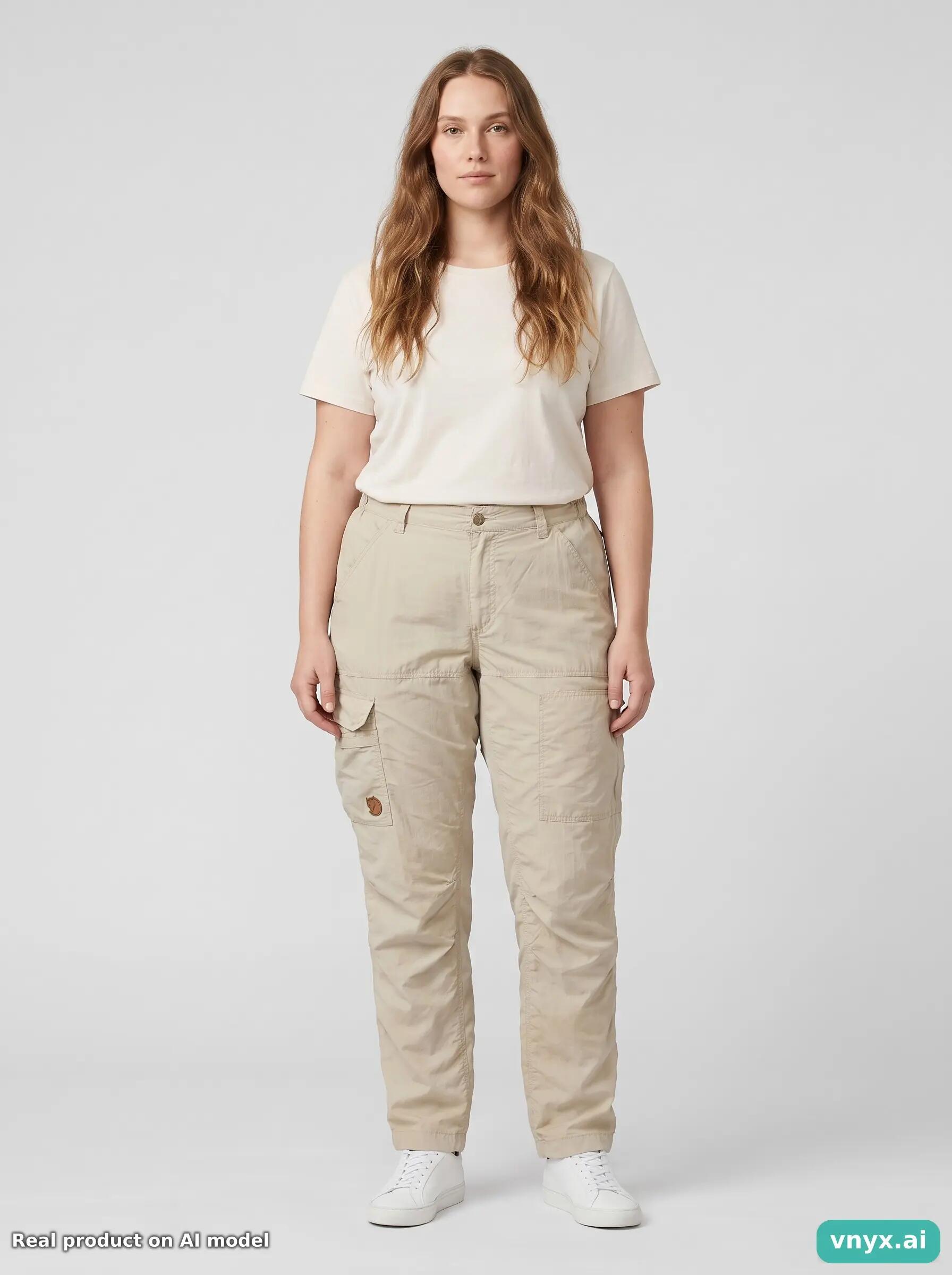 Second Life - Vintage Fjällräven Light Beige Trousers Women 33 1/6