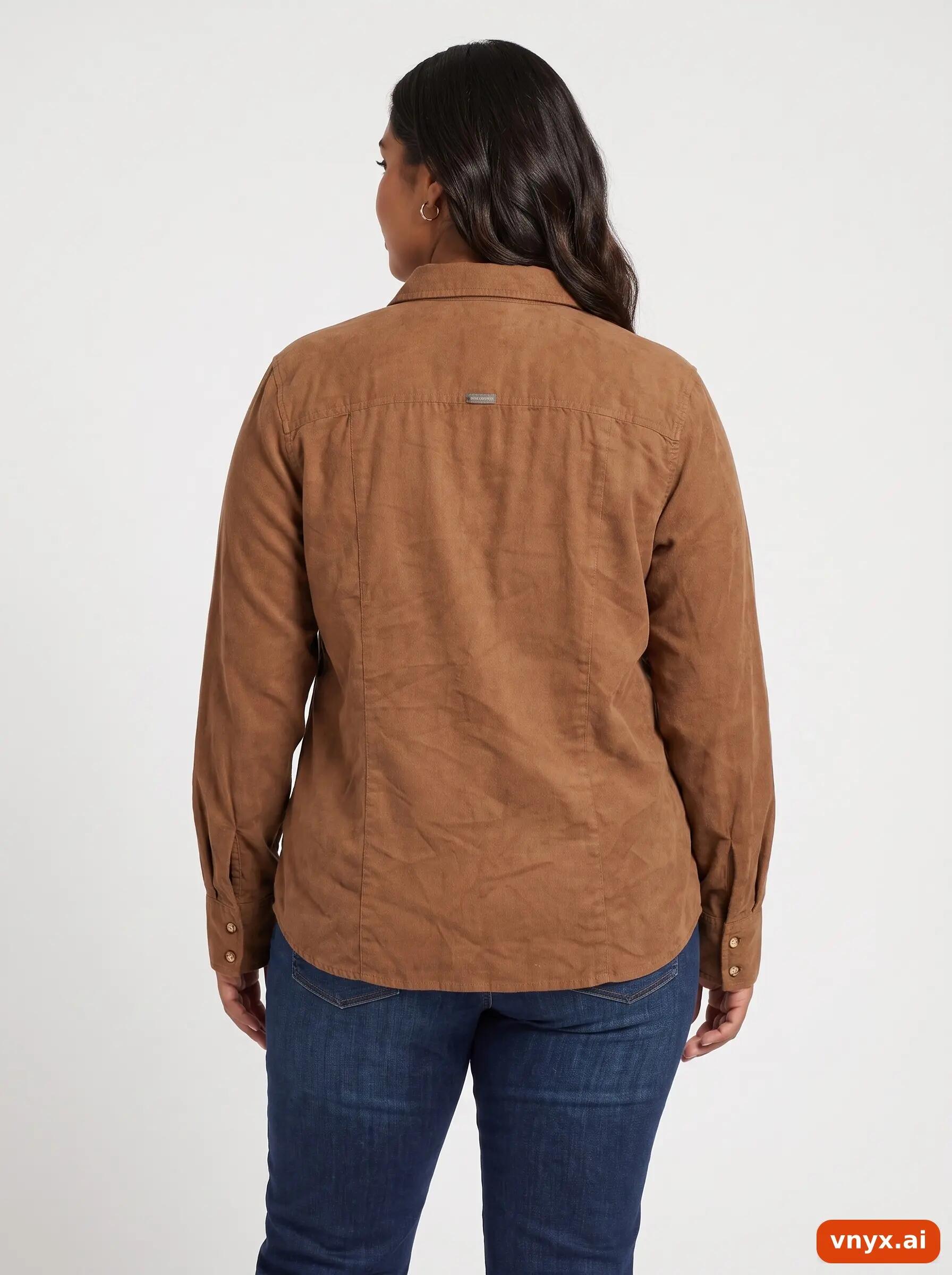 Second Life - Vintage Columbia Mahogany Shirt Women XL 2/6