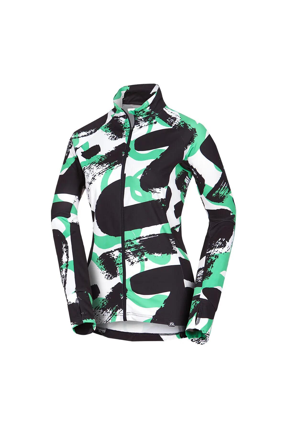 Dámský lyžařský technický svetr s celopotlačou JAMIYA 2/4