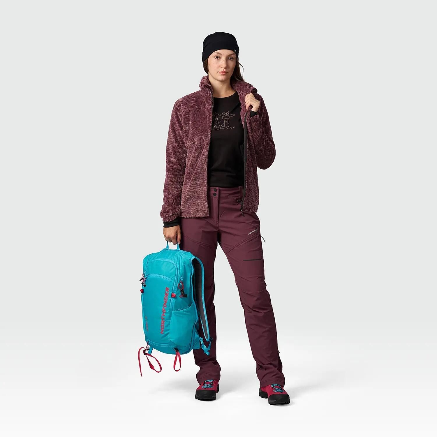 MARIANELA – dámský outdoorový sherpa fleece svetr, střední vrstva 6/7