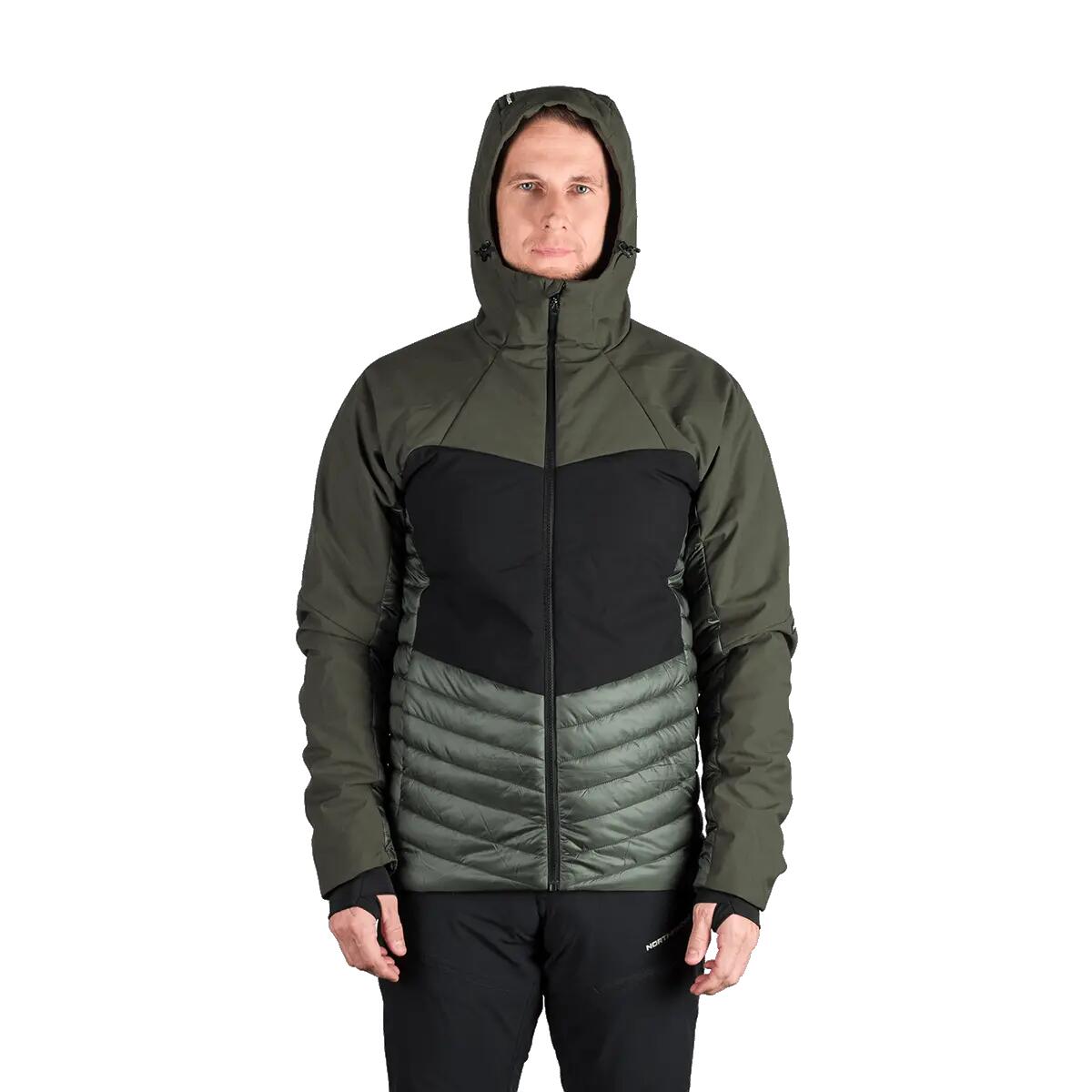 Pánská outdoorová softshellová hybridní bunda s kapucí EMERYK 6/12