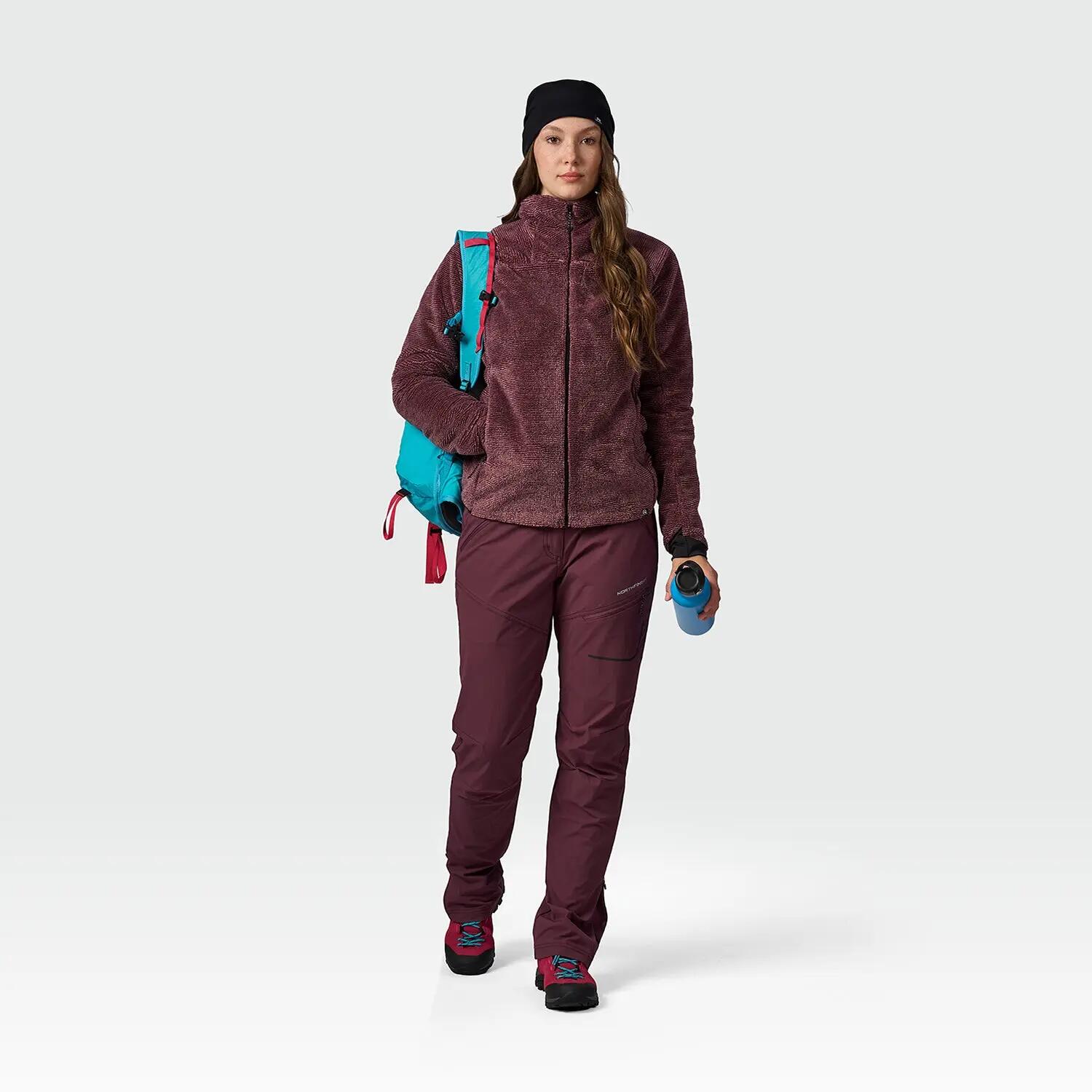 MARIANELA – dámský outdoorový sherpa fleece svetr, střední vrstva 2/7