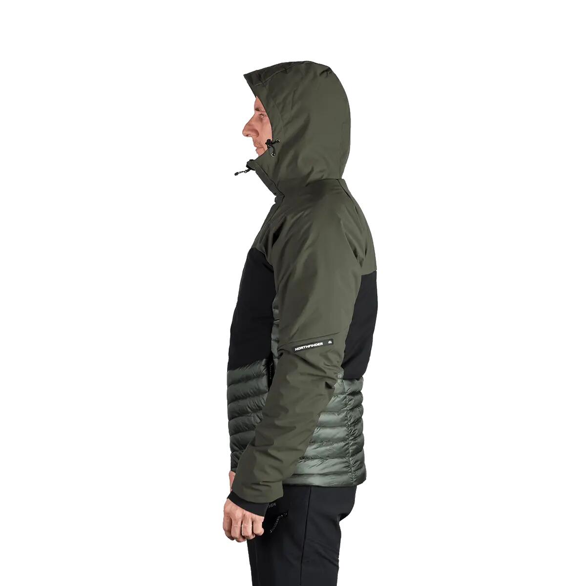 Pánská outdoorová softshellová hybridní bunda s kapucí EMERYK 3/12