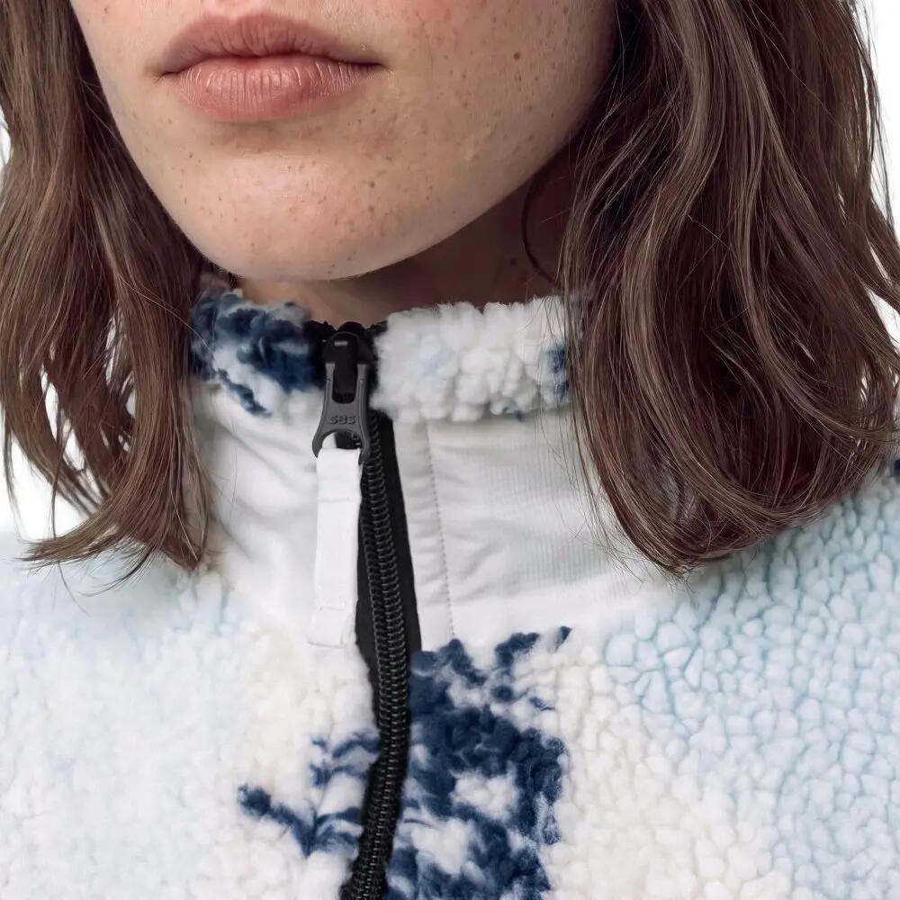 Dames sherpa fleecejack voor Boreas-W Blue Blauw 5/7