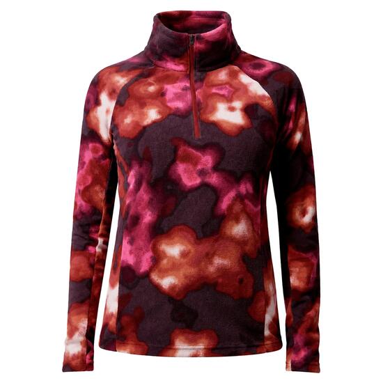 Pullover kuschelig-weich Damen - Glacial™ IV Print 1/2 Zip