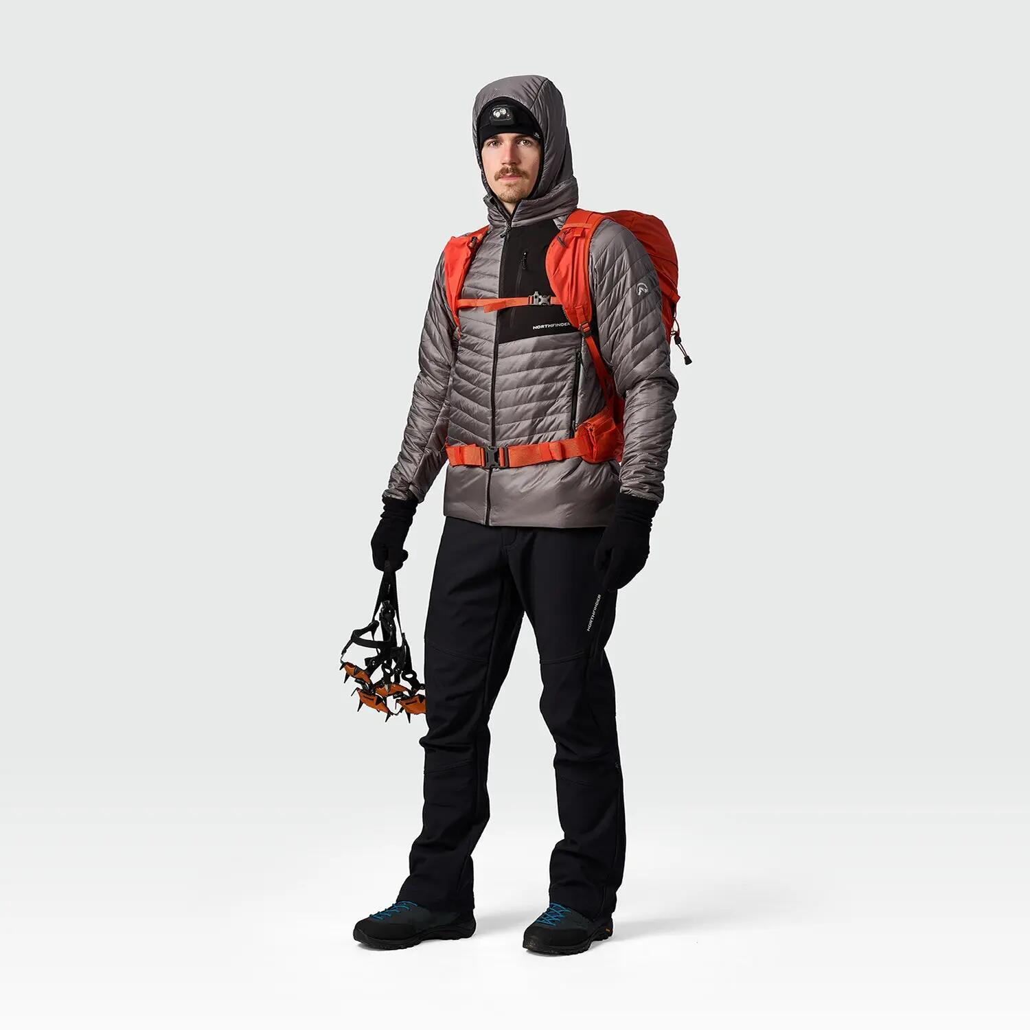 Pánská lehká zateplená outdoorová bunda 3/8