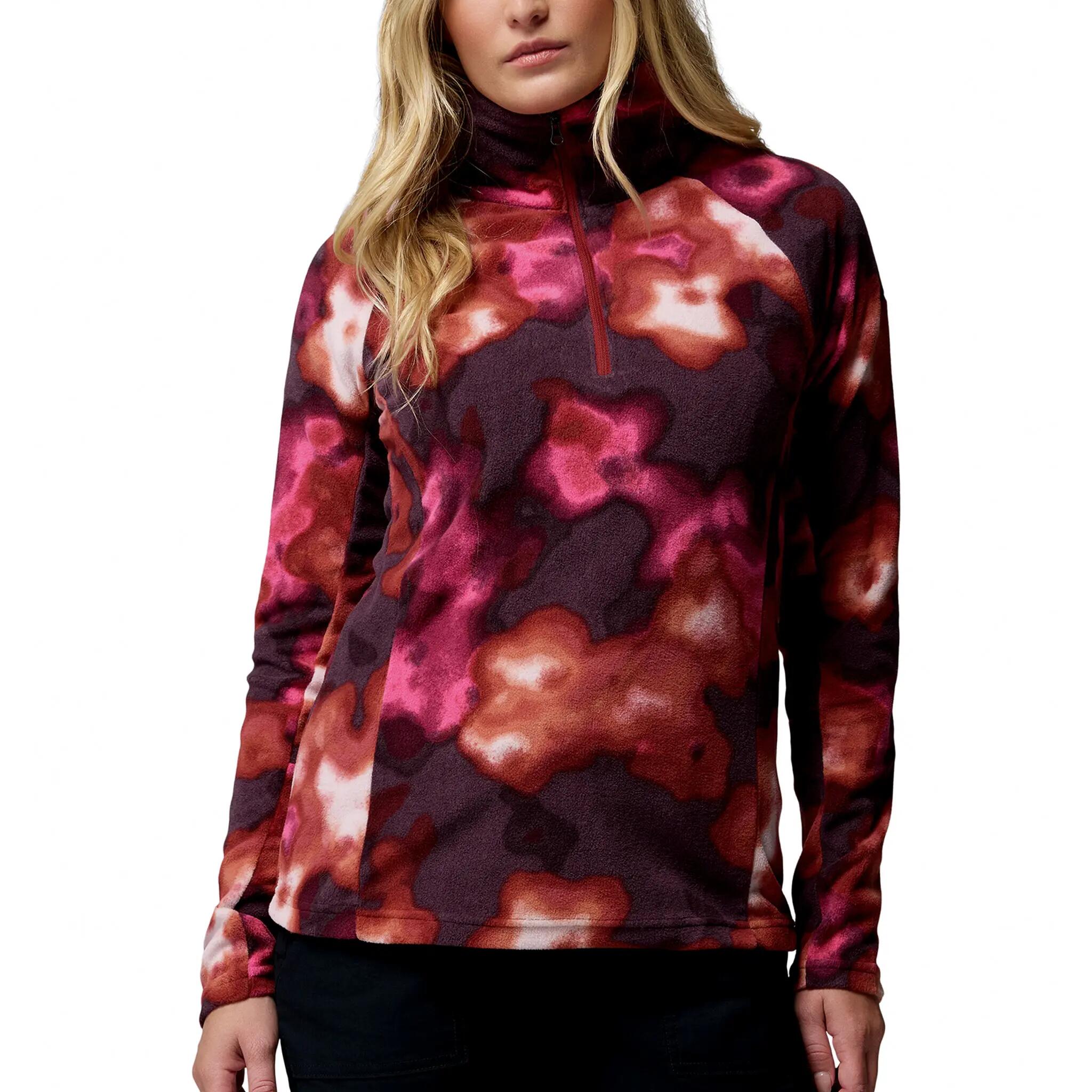 Pullover kuschelig-weich Damen - Glacial™ IV Print 1/2 Zip 2/5