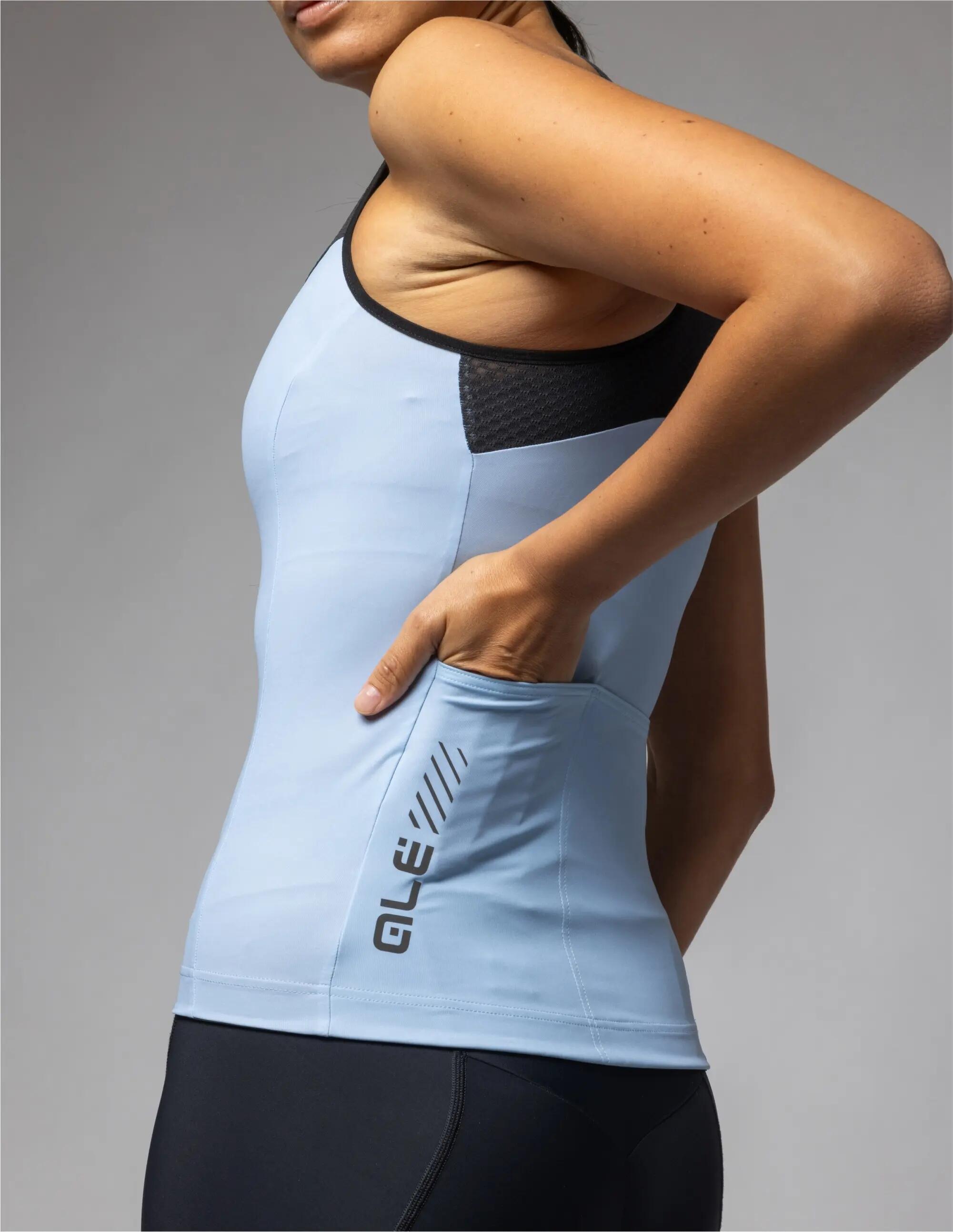Koszulka rowerowa damska Alé Cycling Solid Color Block Tank Top 6/8