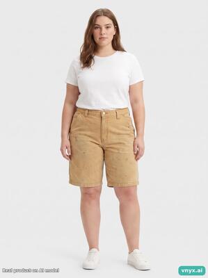 Second life - vintage carhartt brown shorts women w34