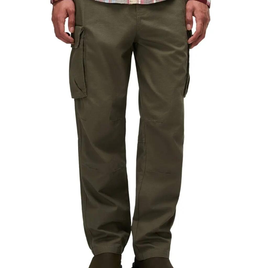 Napapijri men's Tures cargo trousers, relaxed fit, six pockets, army green