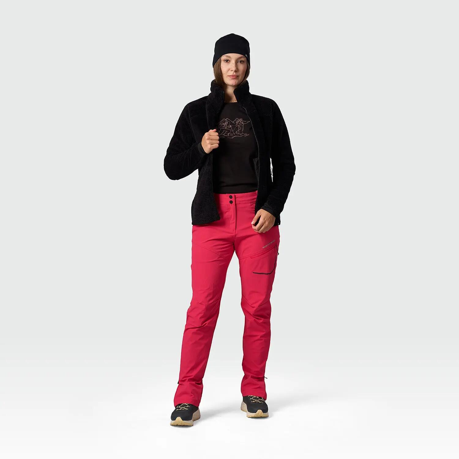 MARIANELA – dámský outdoorový sherpa fleece svetr, střední vrstva 5/6
