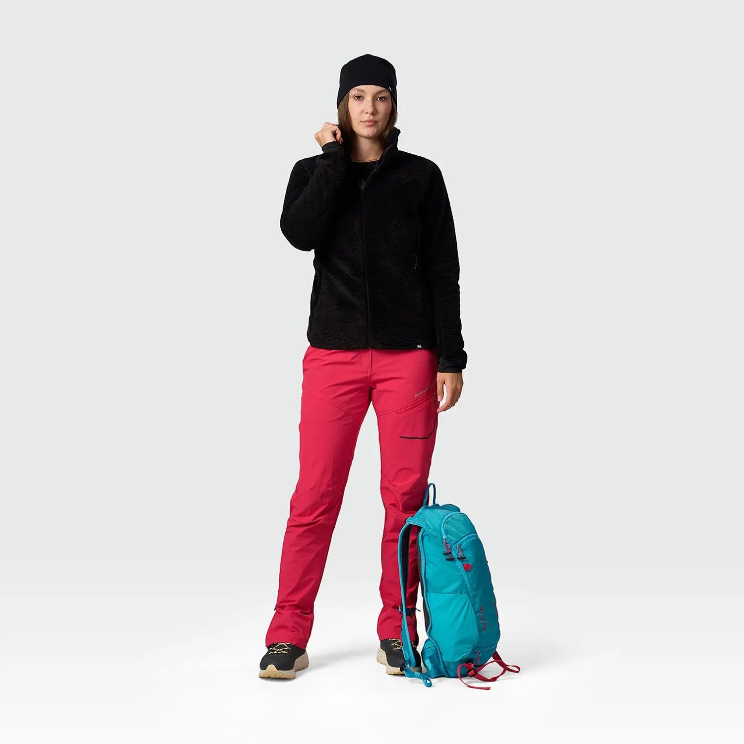 MARIANELA – dámský outdoorový sherpa fleece svetr, střední vrstva 3/6