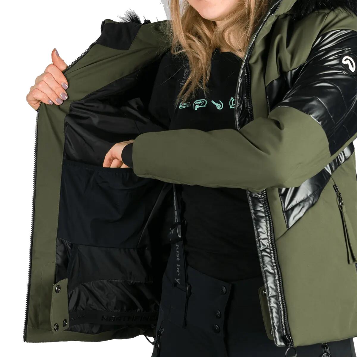Dámská lyžařská trendy zateplená komfortní bunda MADDISON 14/15
