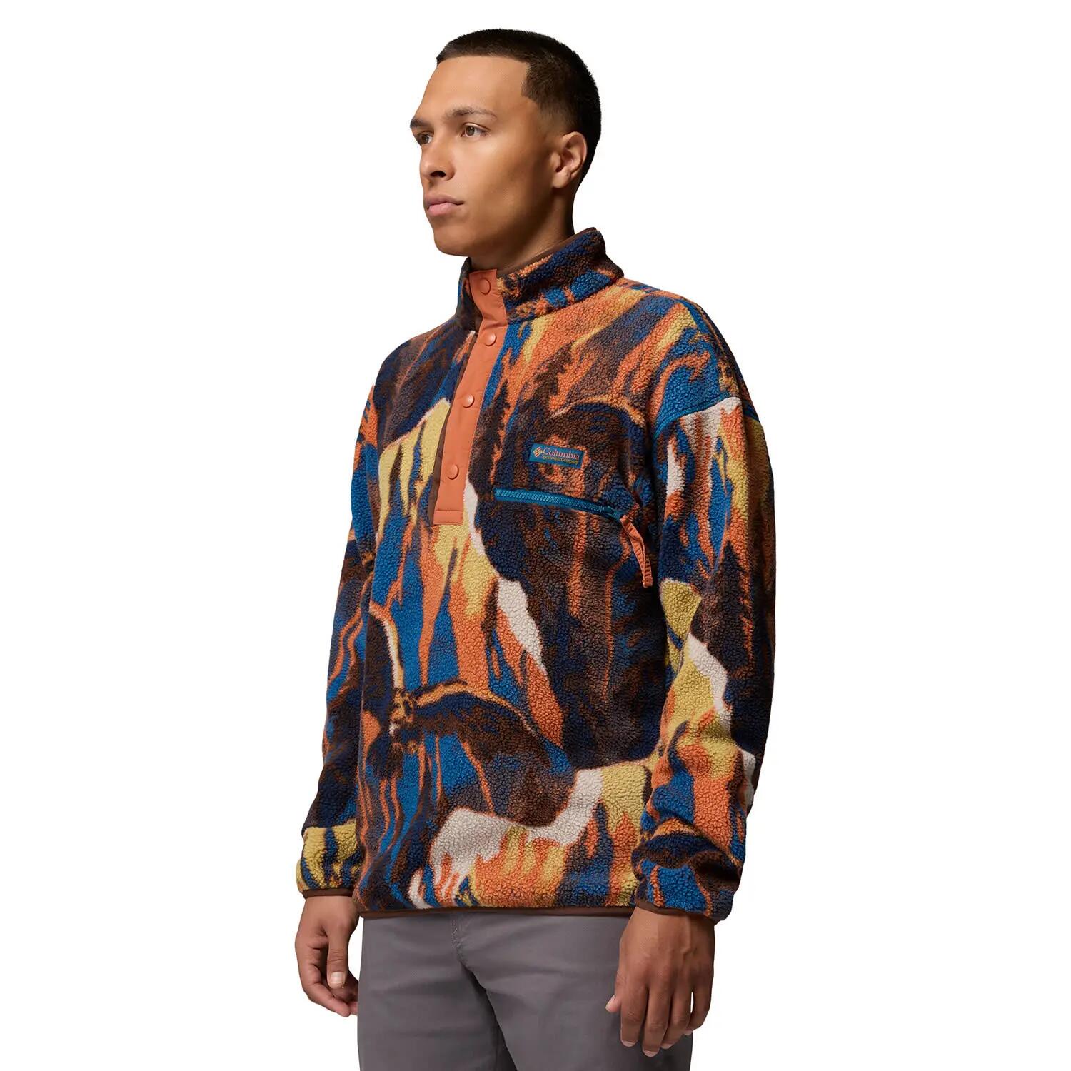 Chaqueta polar Montaña Hombre - COLUMBIA Helvetia™ II Printed Half Snap Fleece 2/6