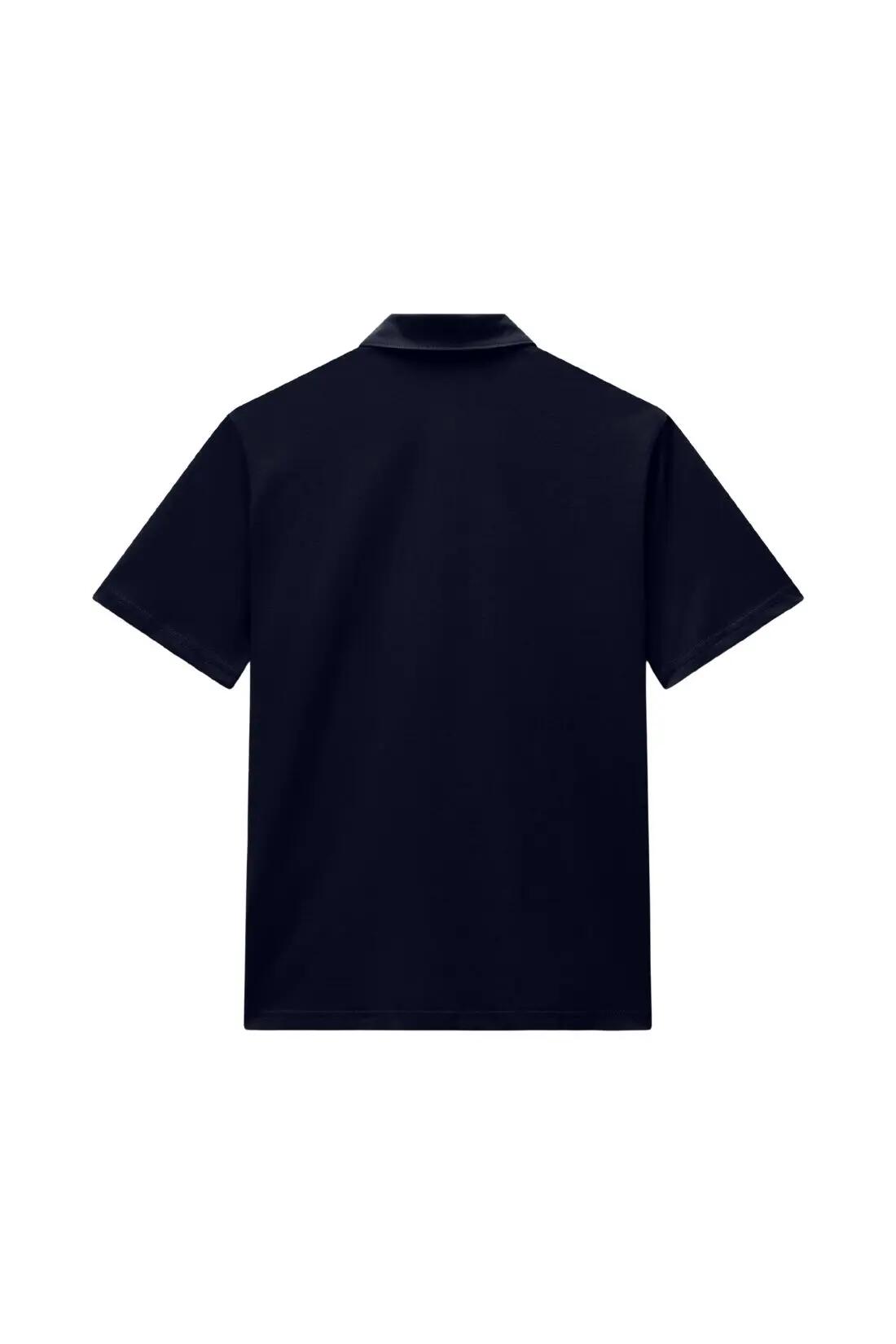 Herren - sportswear - poloshirt - regular fit, kurze ärmel - enemi - marineblau 2/3