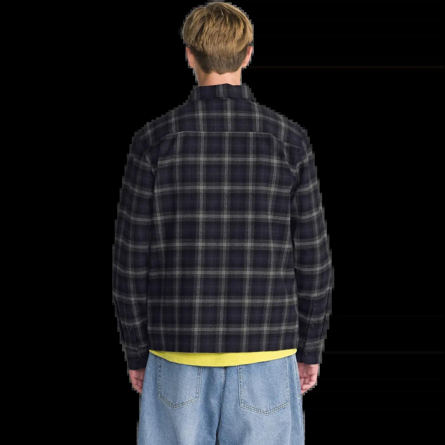 Camisa Volcom FIELDSTONE LS Preto 2/4