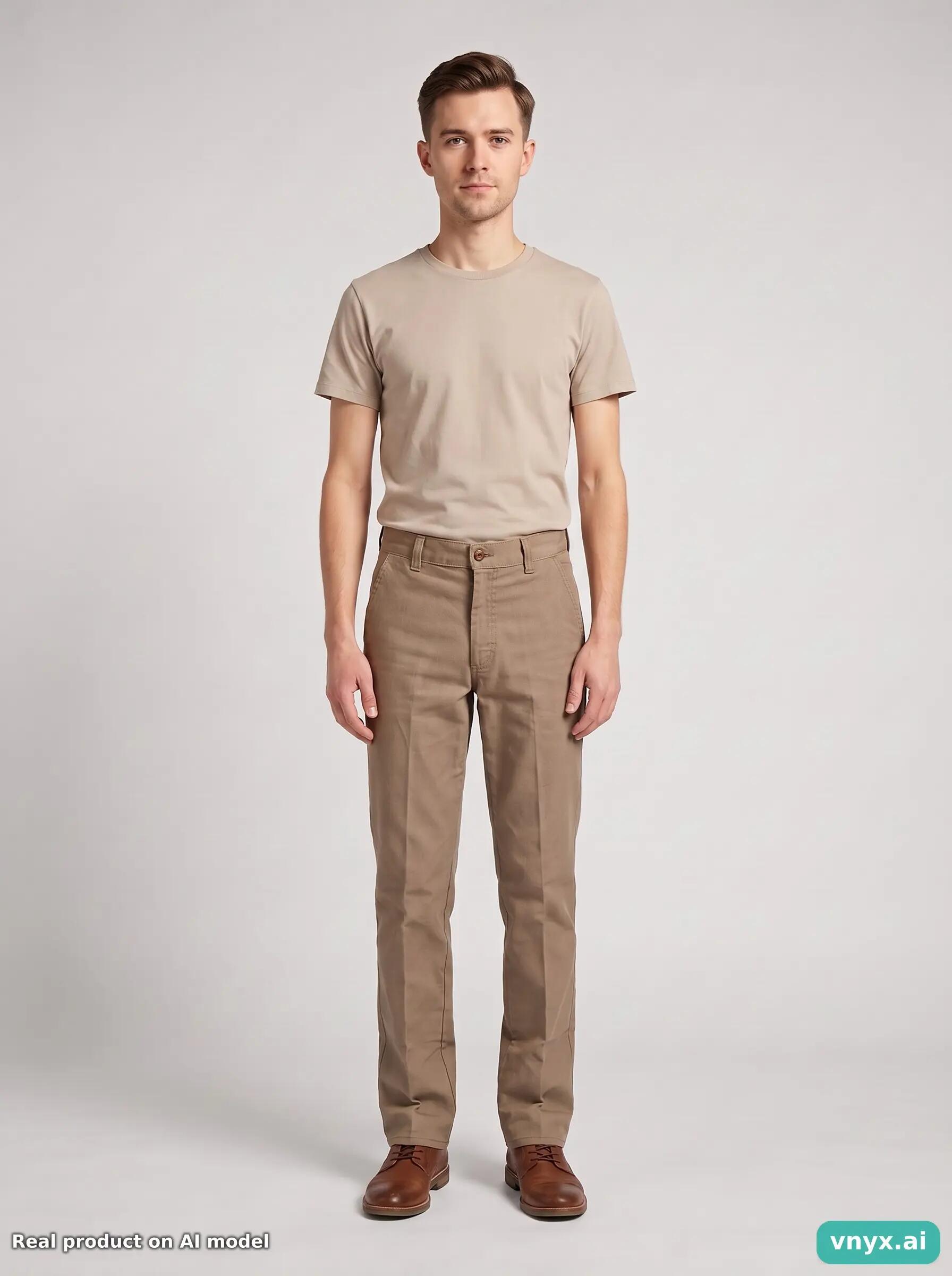 Second Life - Vintage Lee Beige Jeans Men W25 L36 6/6