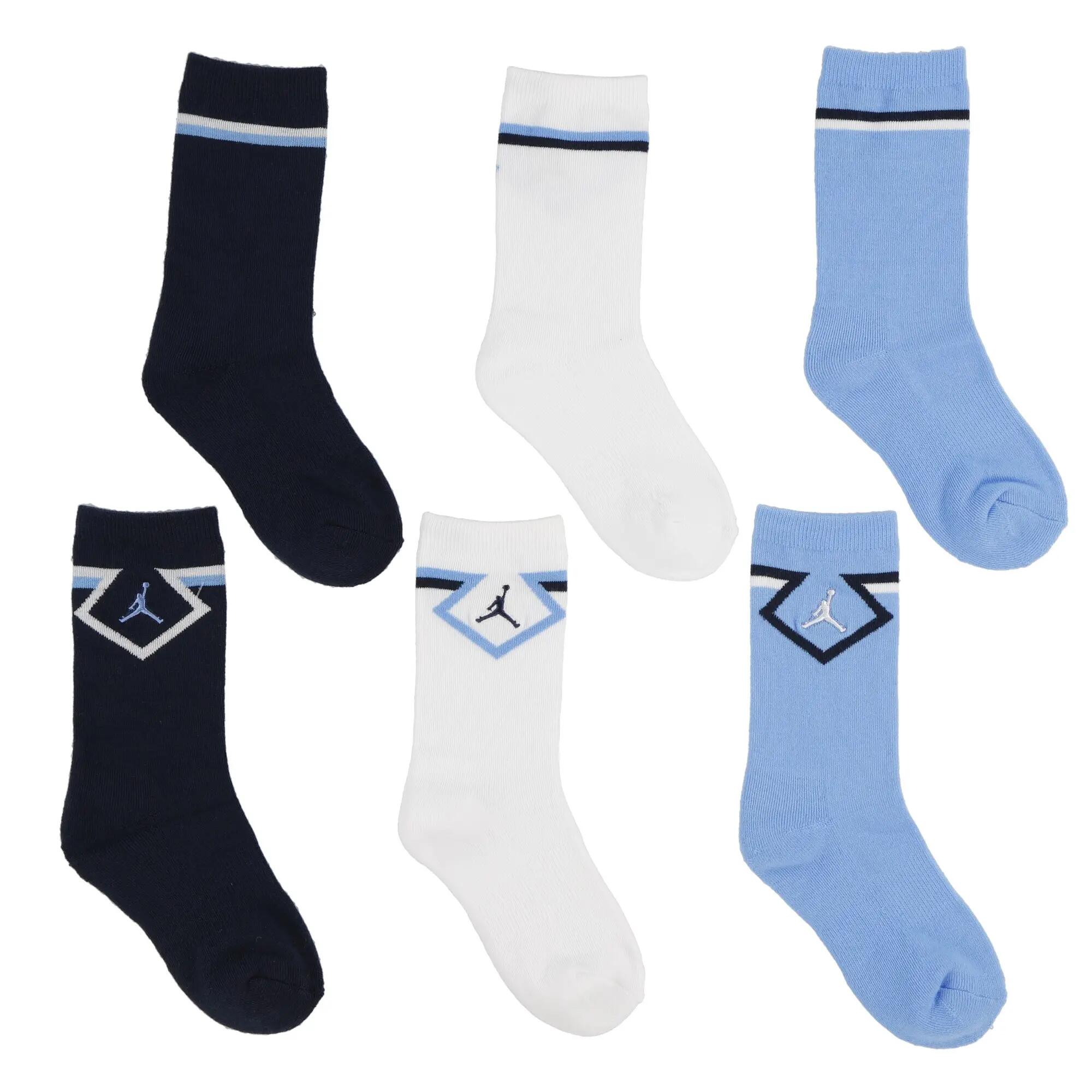 Șosete Jordan Jhn Jordan Diamond 3Pk Crew Copii 2/2