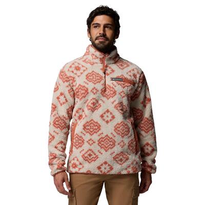 Fleecevesten truien heren - columbia rugged ridge™ high pile half zip - dark
