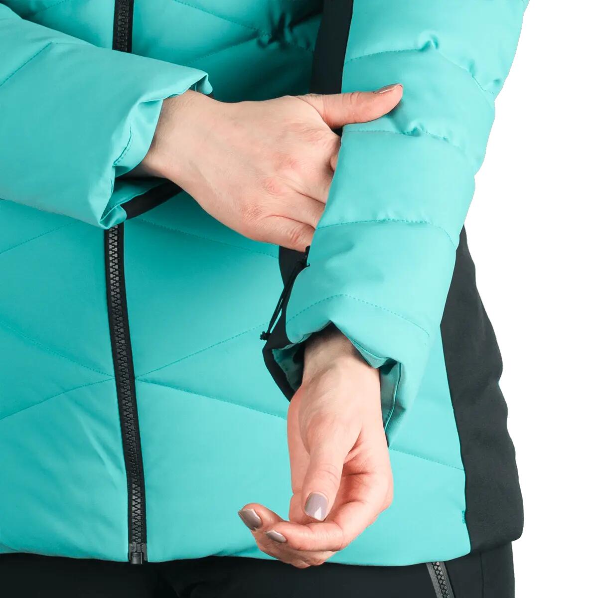 Dámská lyžařská trendy zateplená bunda s kožušinou ABIGAYLE 12/15