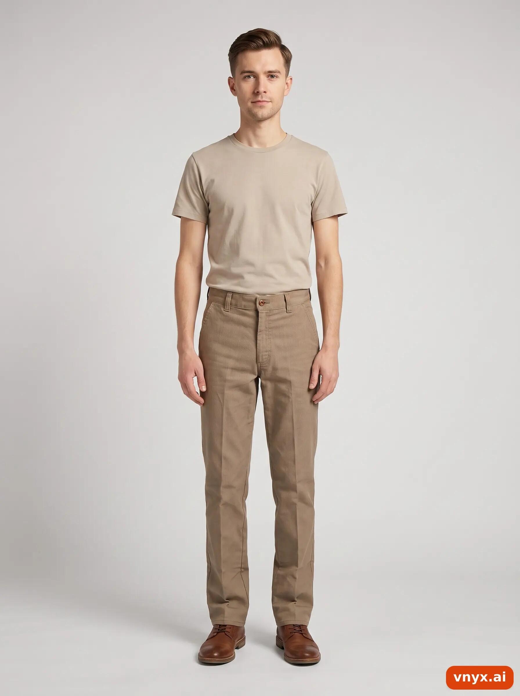 Second Life - Vintage Lee Beige Jeans Men W25 L36 3/6