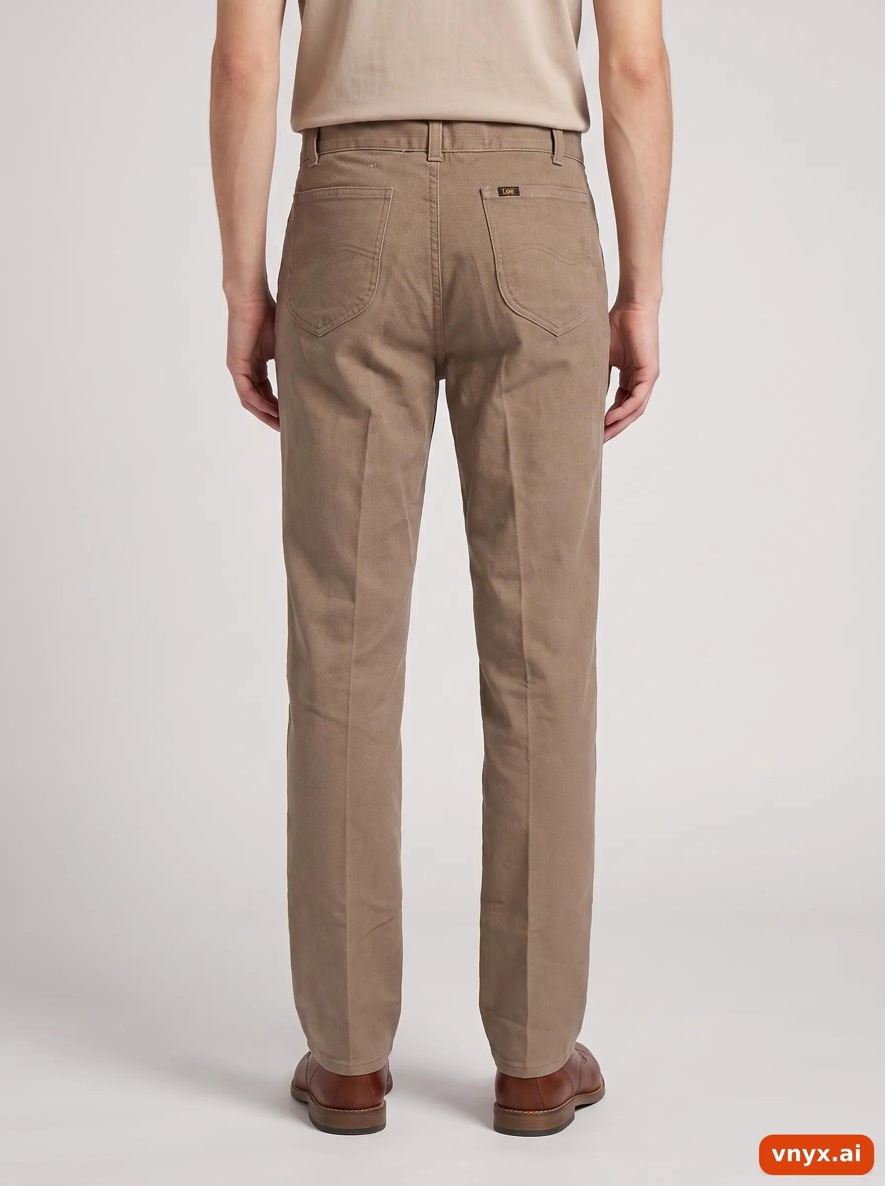 Second Life - Vintage Lee Beige Jeans Men W25 L36 2/6
