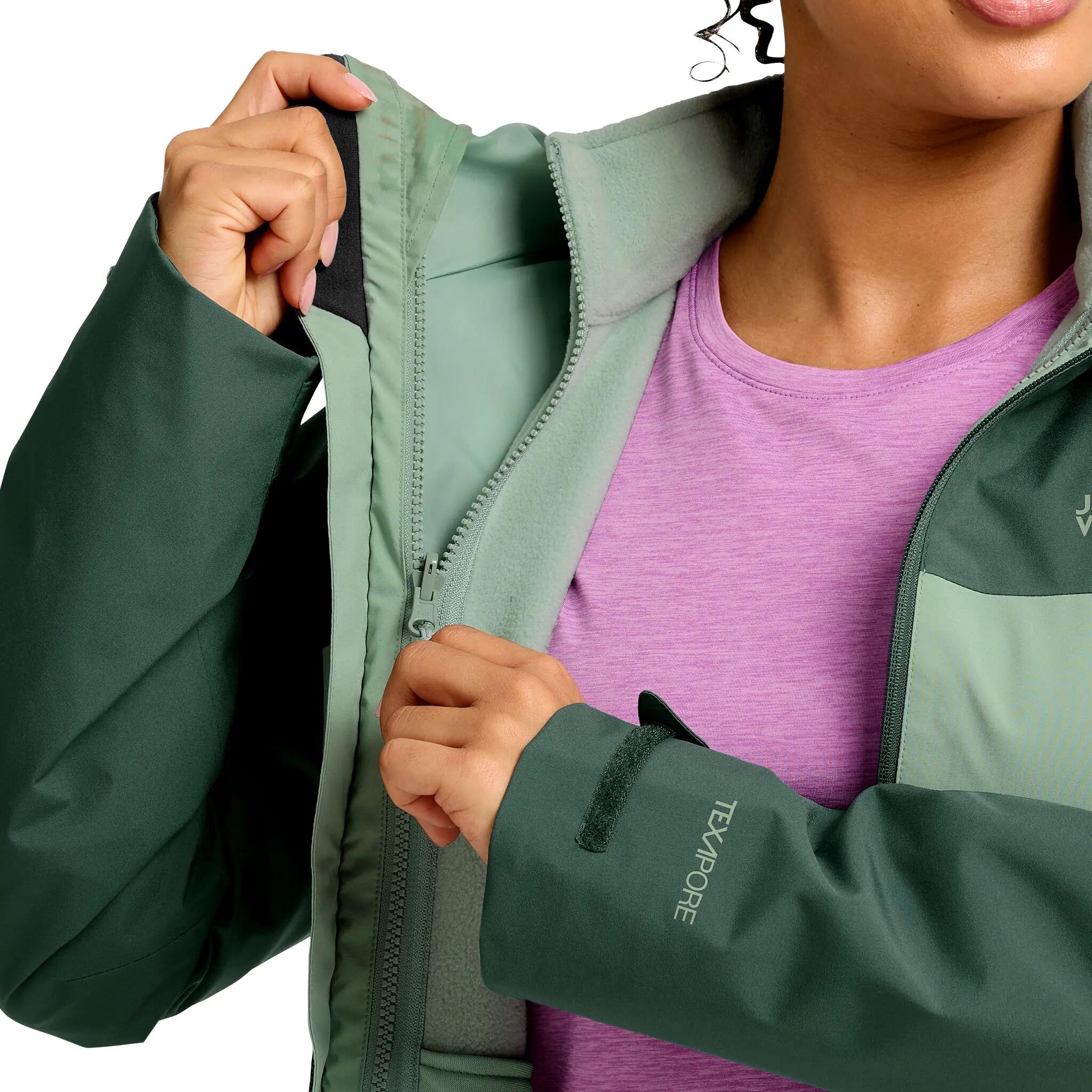 Funktionsjacke atmungsaktiv wasser- und winddicht Damen - Moonrise 2 3in1 6/6