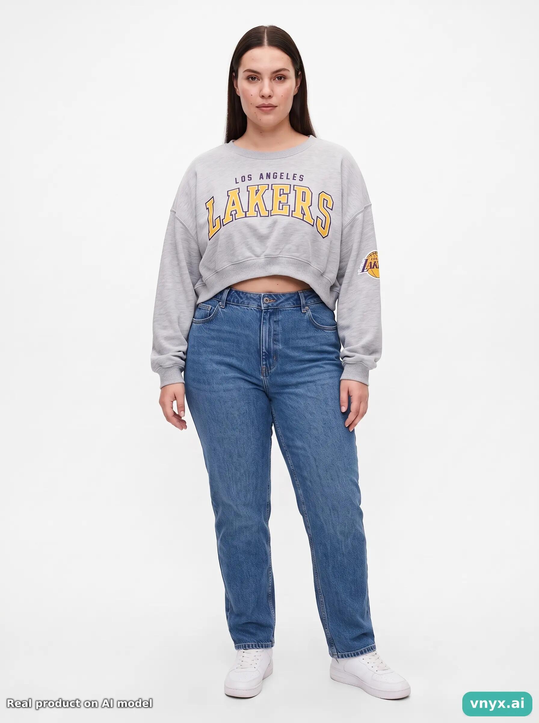 Second Life - Vintage Light Grey Sweater Women L 6/6