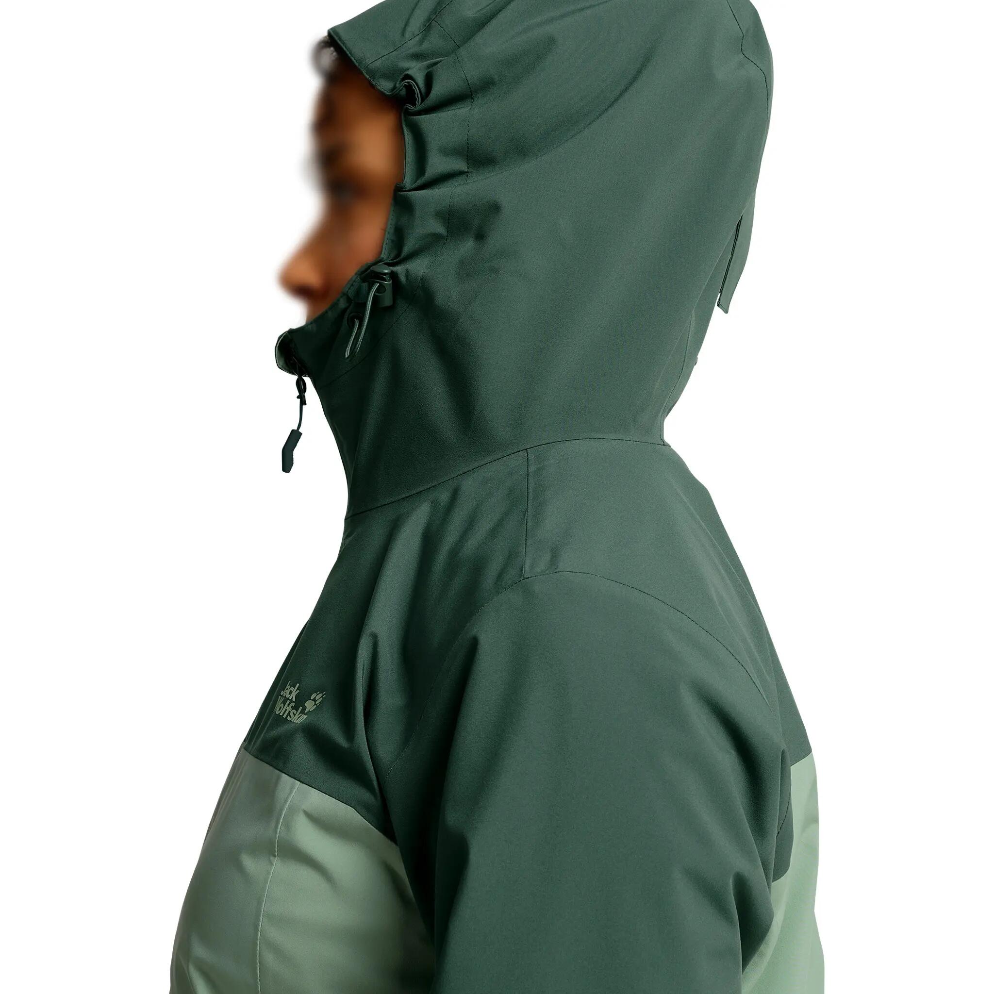 Funktionsjacke atmungsaktiv wasser- und winddicht Damen - Moonrise 2 3in1 5/6