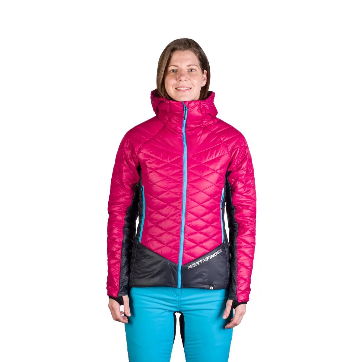 Dámská skialp bunda zateplující lehká Primaloft® OPALENA 1 2/6