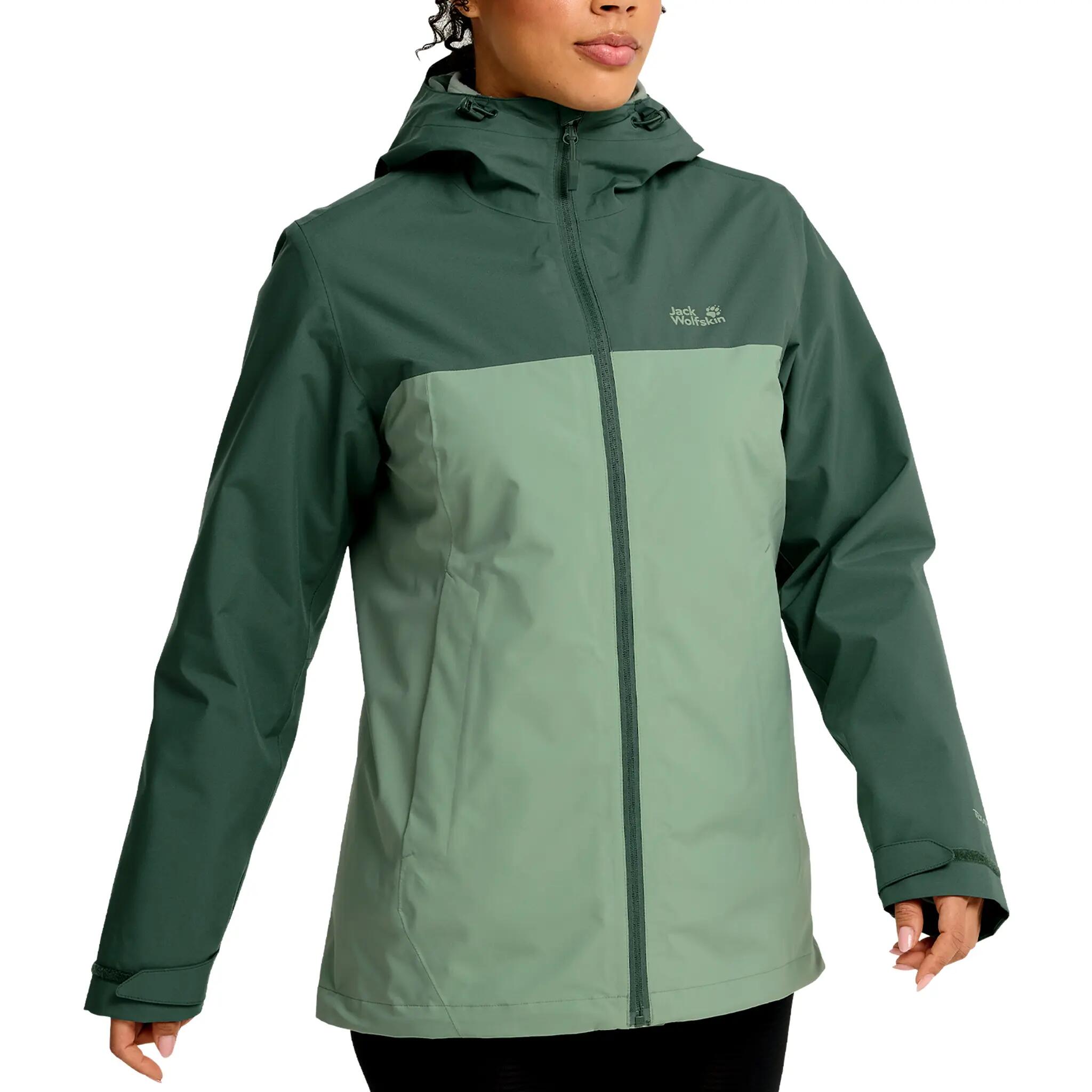 Funktionsjacke atmungsaktiv wasser- und winddicht Damen - Moonrise 2 3in1 2/6