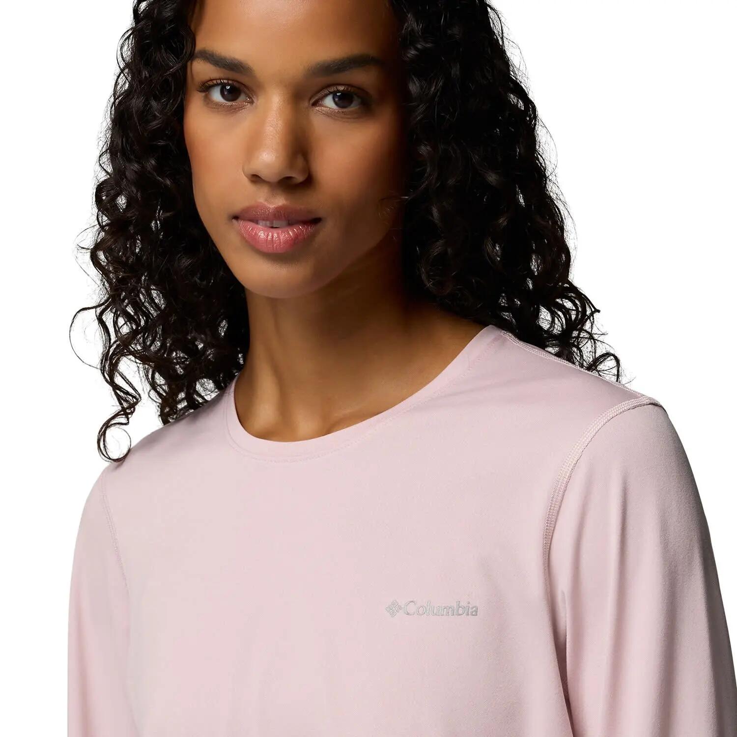 T Shirts Hemden  Damen - COLUMBIA Seeker Legend™ Long Sleeve II - Mineral Pink 6/6