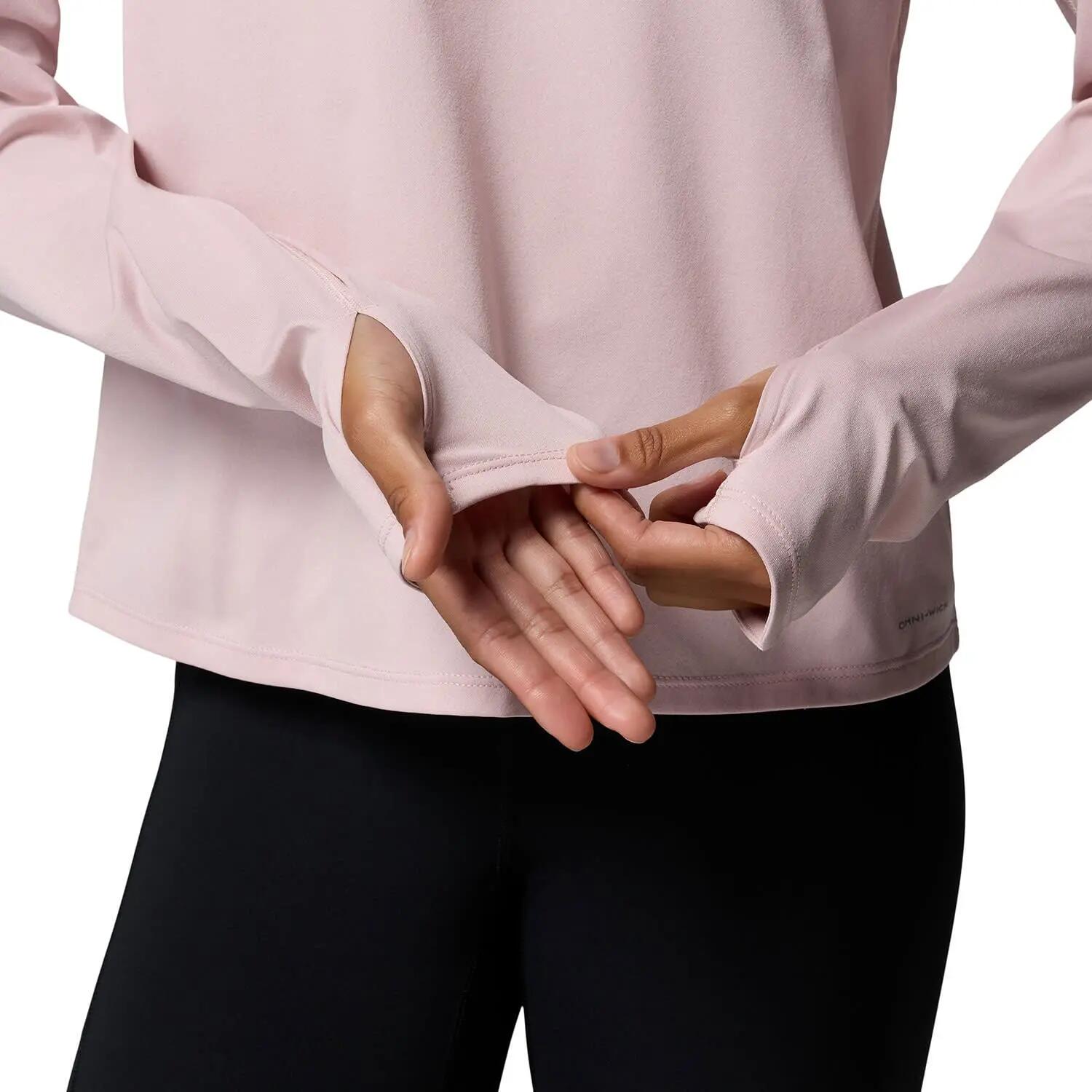 T Shirts Hemden  Damen - COLUMBIA Seeker Legend™ Long Sleeve II - Mineral Pink 4/6